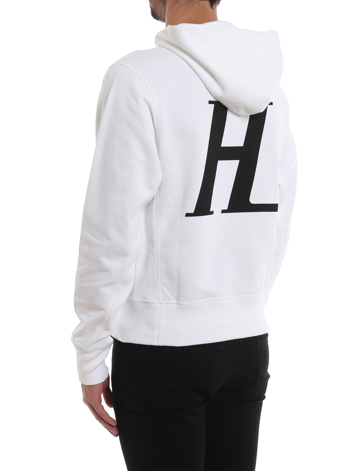 gasformig Mastery fårehyrde Sweatshirts & Sweaters Helmut Lang - Maxi contrasting rear HL print hoodie  - J04DM501VO2