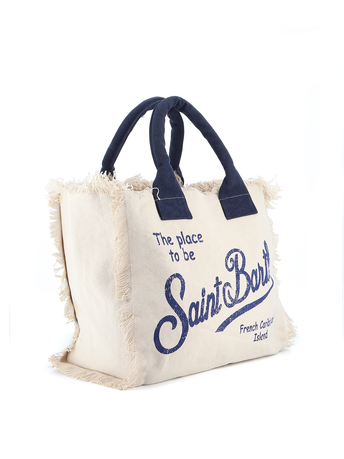 Vanity logo print beach bag