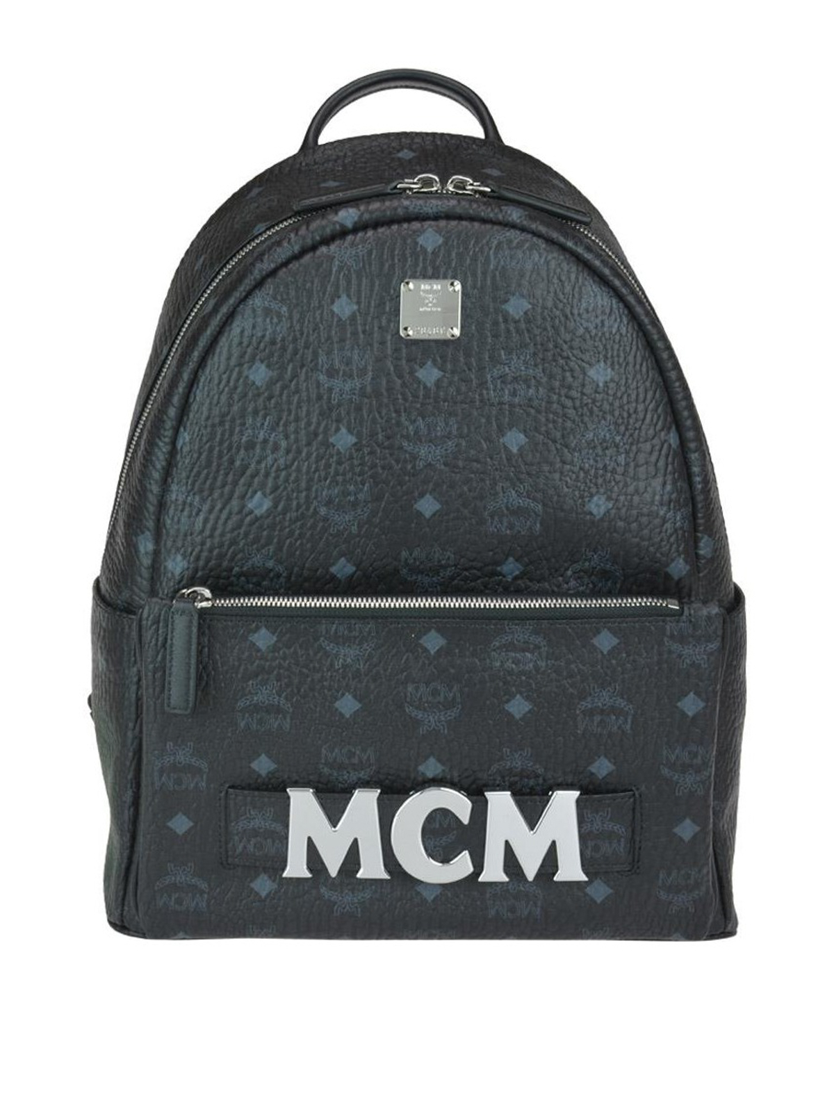 Mcm shop black backpacks