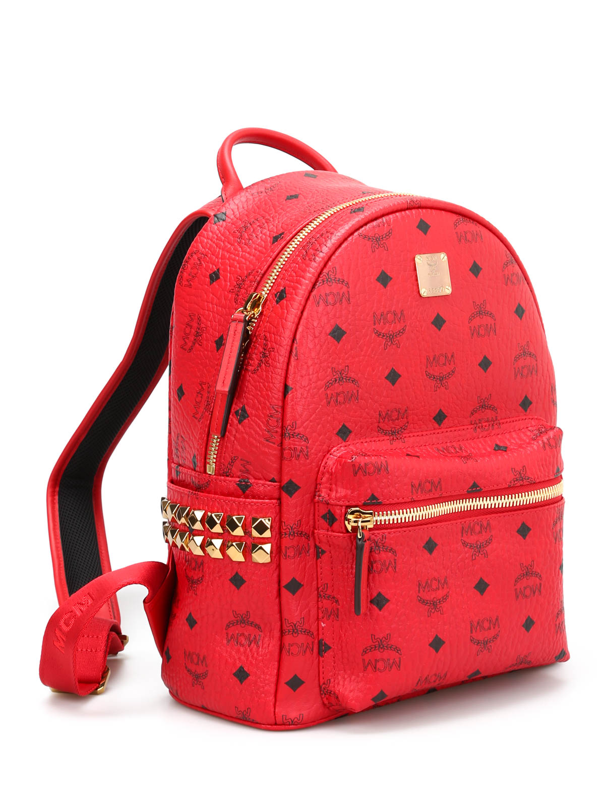 MCM Red Backpacks