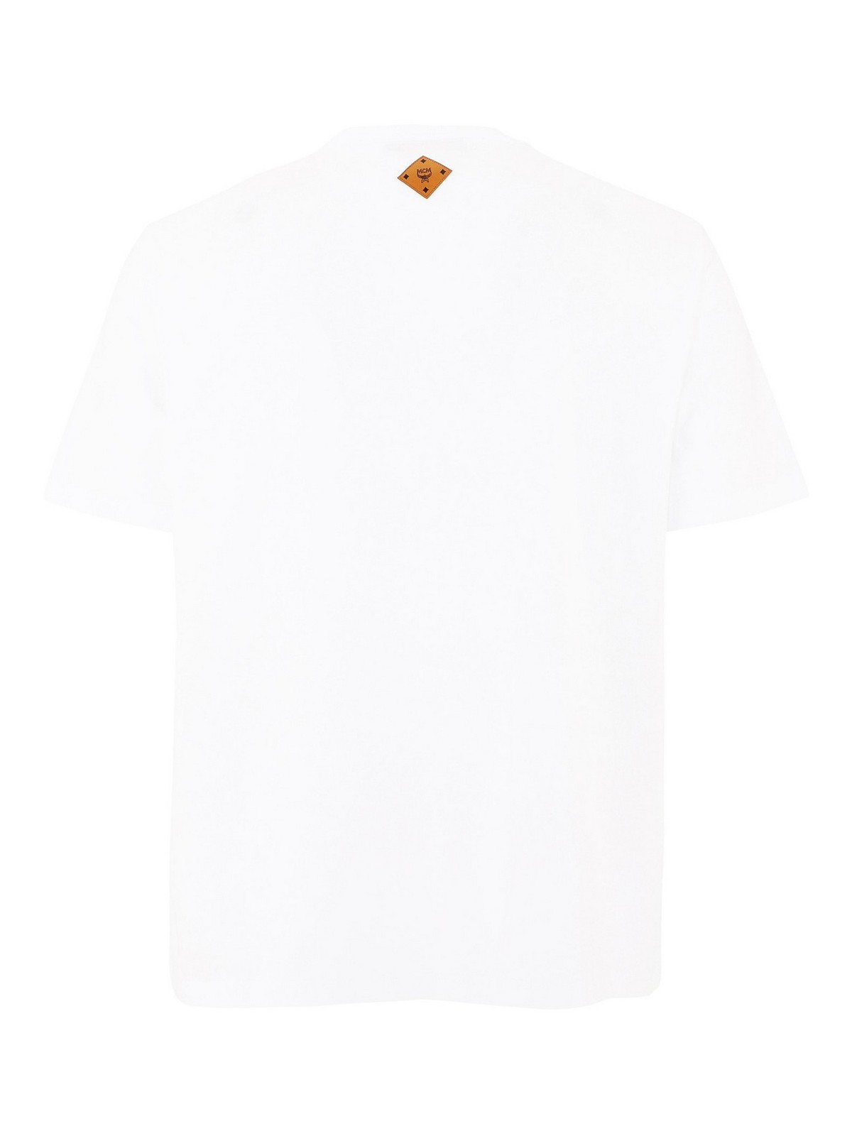 MCM Logo Print Short-Sleeve T-Shirt - Grey for Men