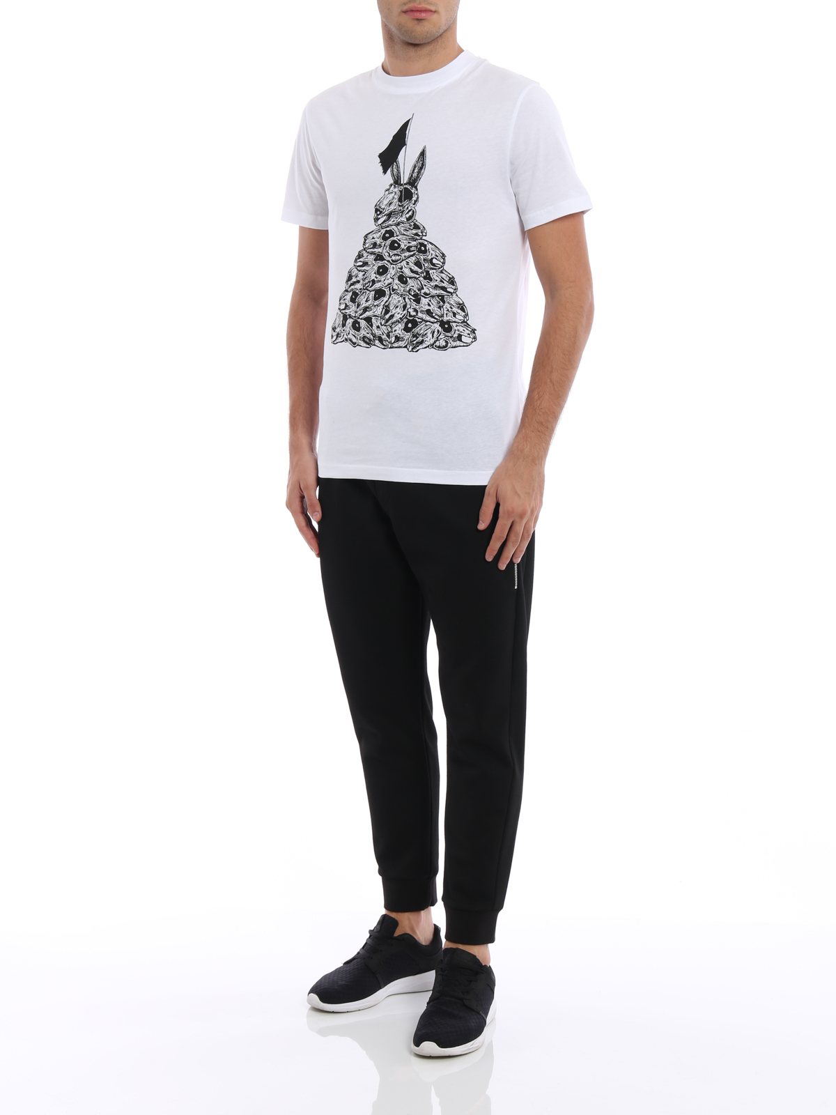 Mcq McQ Bunny T-shirt - White - Men|277605RIR549000 | thebs.com