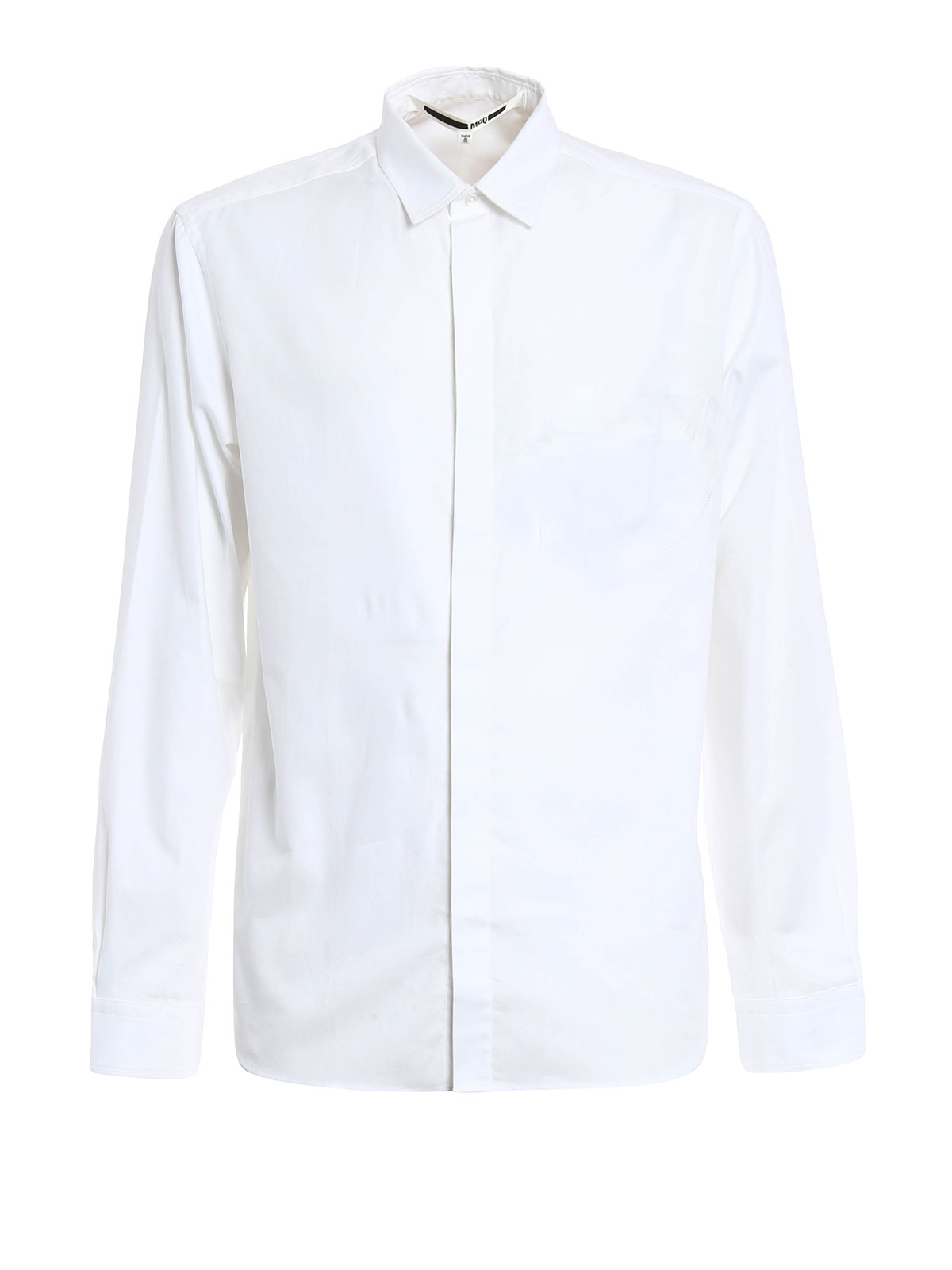 Mcq Pocket detailed cotton shirt - White - Men|415053RHP219000