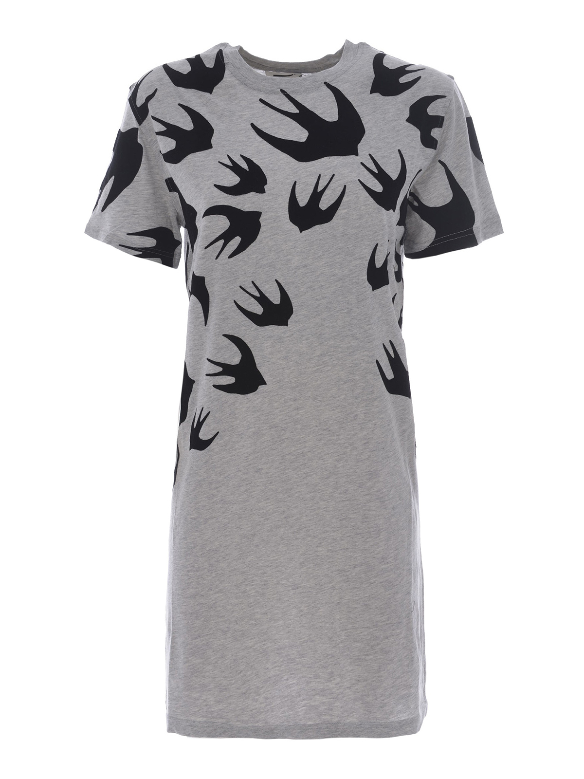 mcq t shirt dress % 100 Authentic MCQ Women Diamond print MCQ logo T-shirt Dress