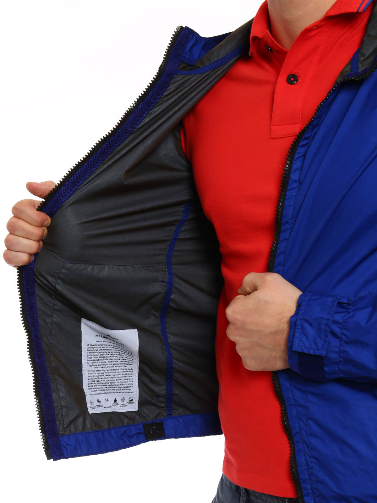 Stone Island Membrana 3L Tc jacket - ブルー|6415419523V0022