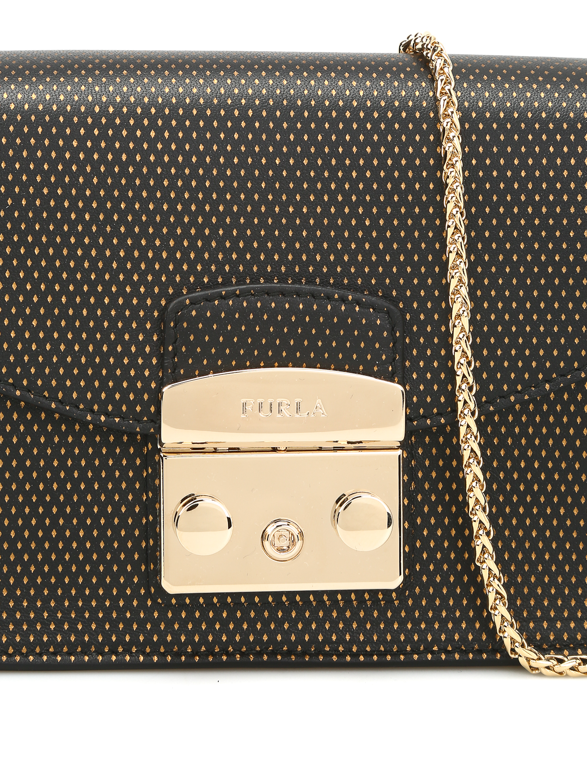 Cross body bags Furla Metropolis micro polka dot bag 852747