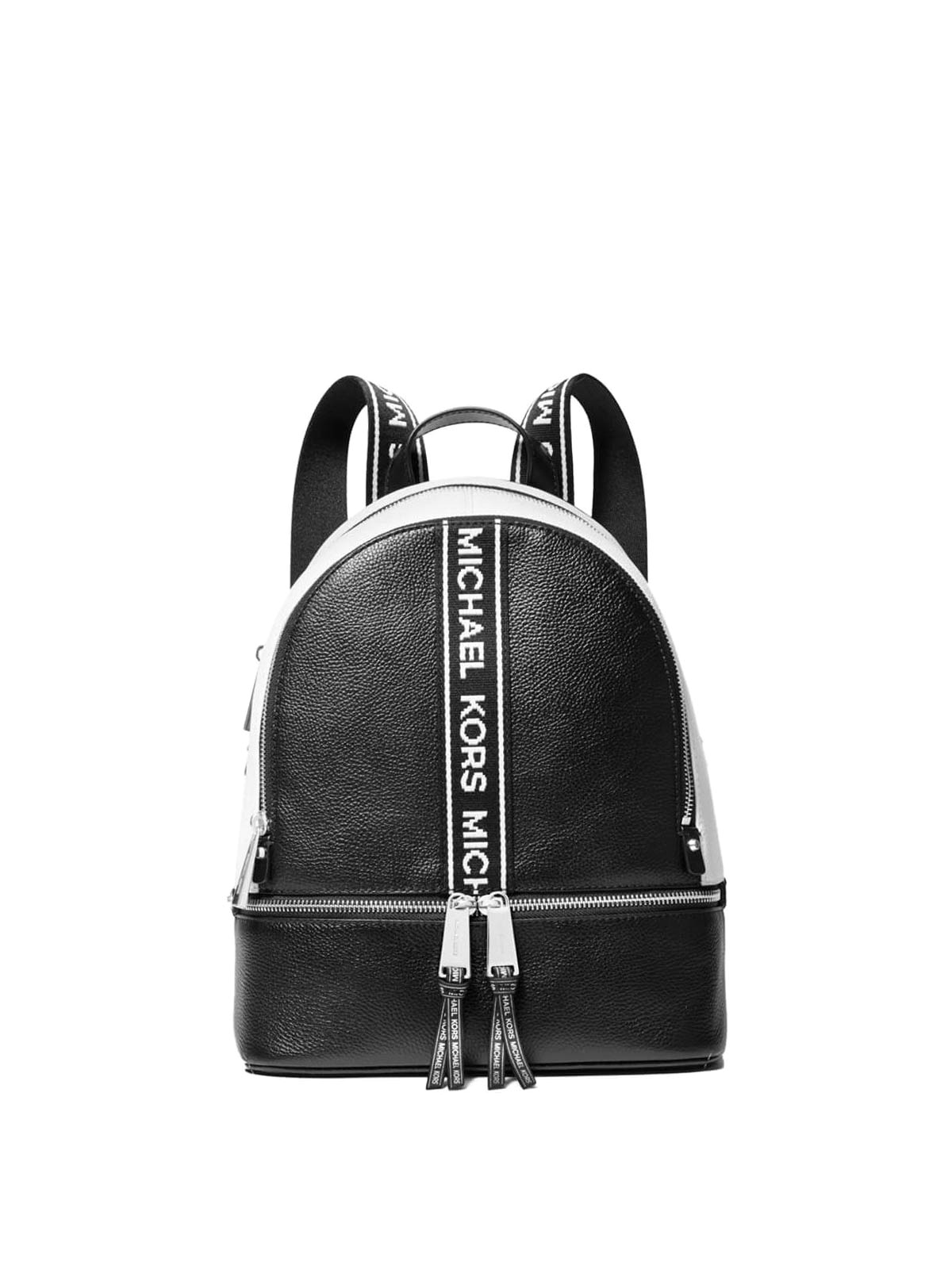 Leather backpack Michael Kors White in Leather  32856875