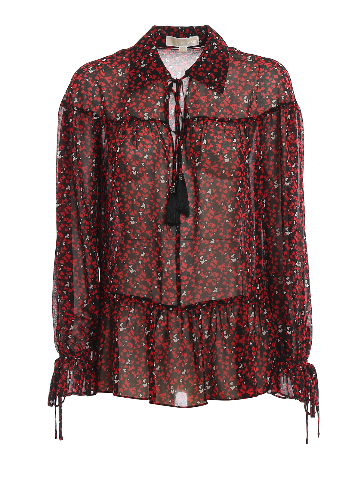 Michael Kors Lightweight floral print blouse Red MF94LWDCCW938