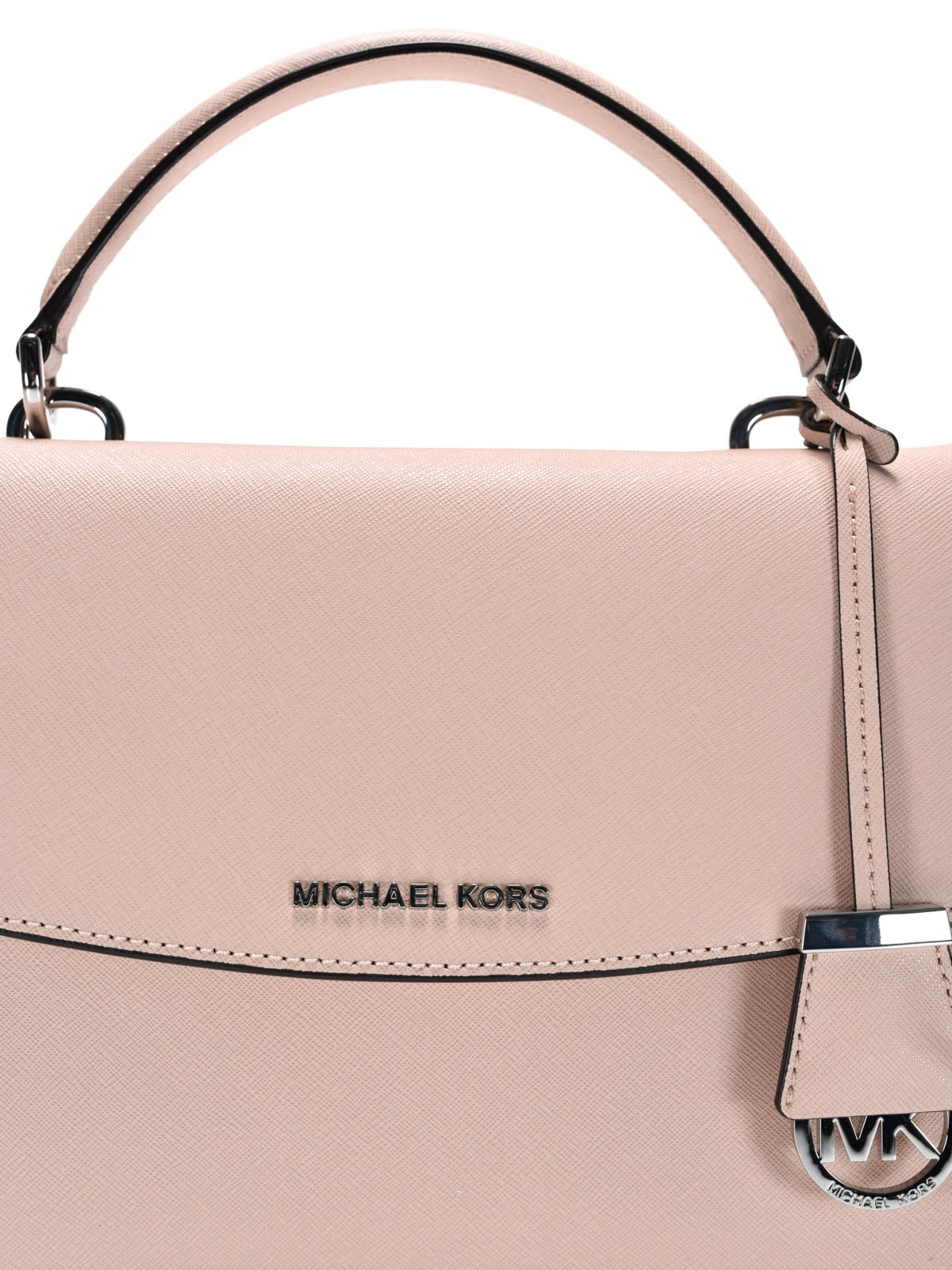 MICHAEL Michael Kors Ava Medium Saffiano Satchel Bag, Blush
