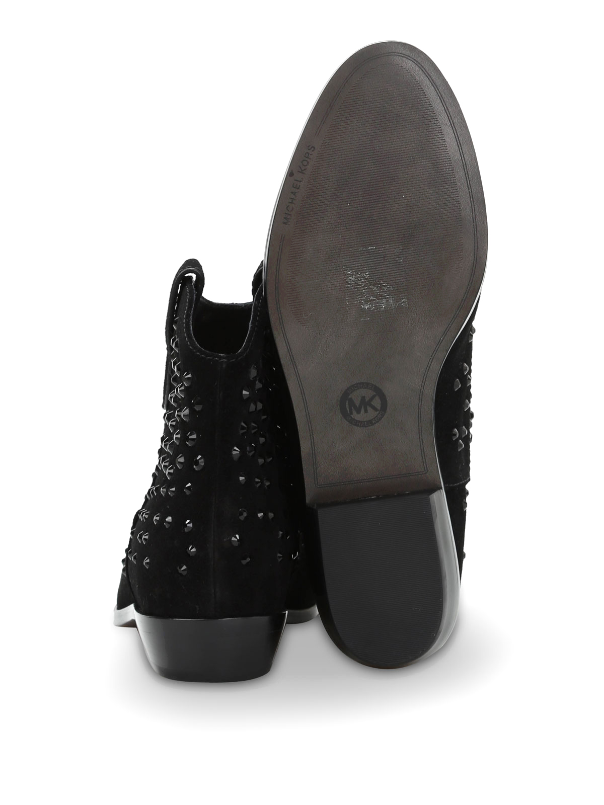 michael kors suede booties