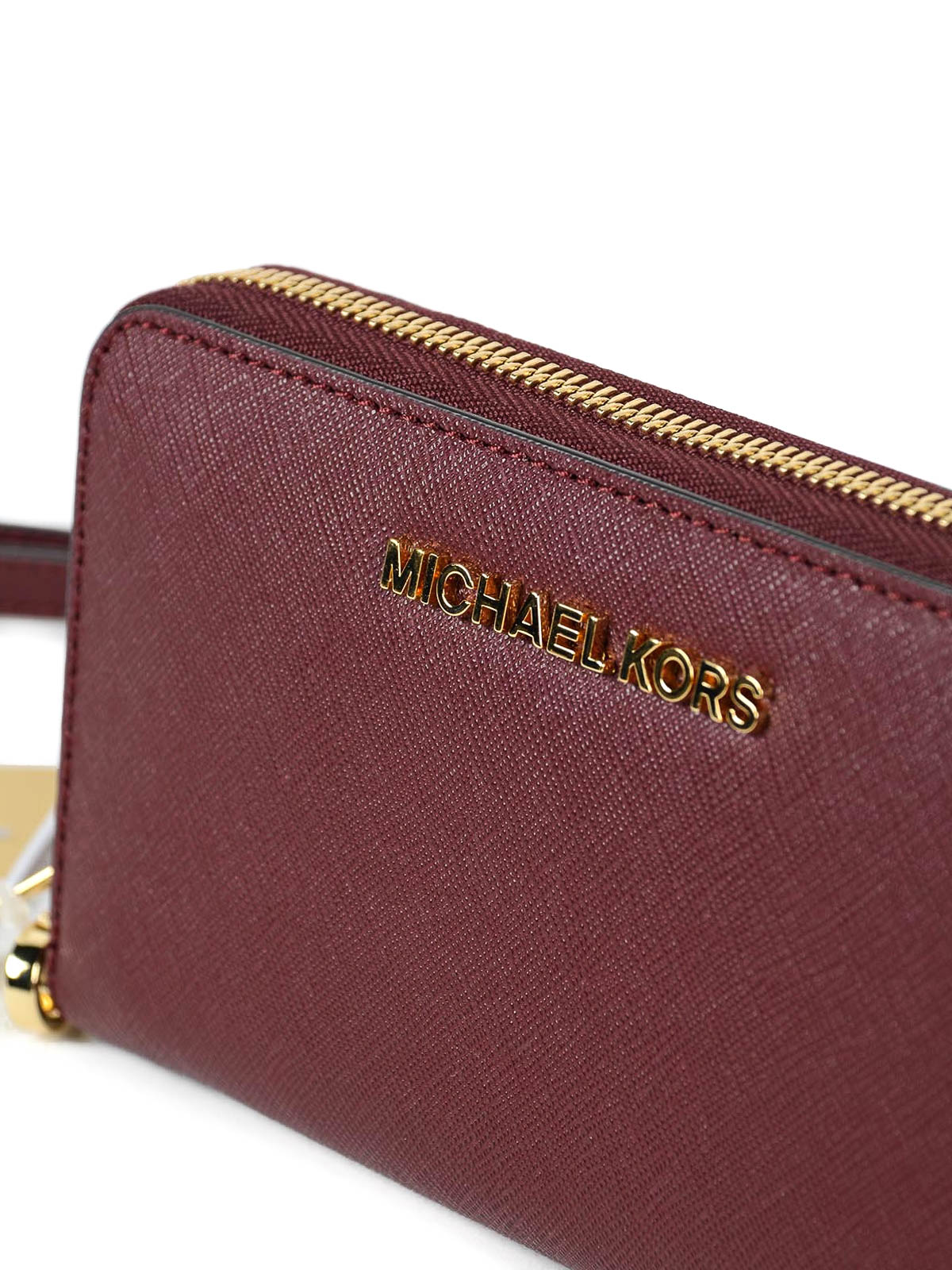 Michael Kors Jet Set Saffiano Brown Wallet