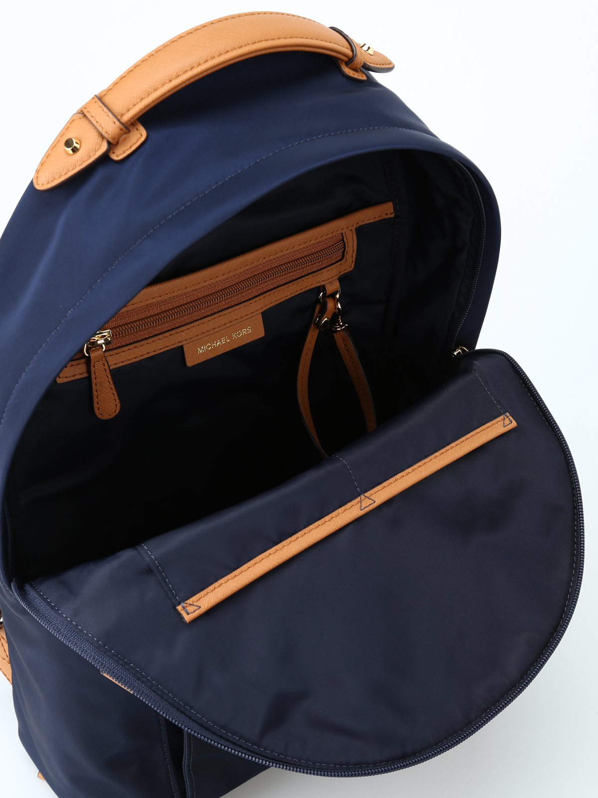 tab gidsel jungle Backpacks Michael Kors - Kelsey L navy blue nylon backpack - 30F7GO2B7C414
