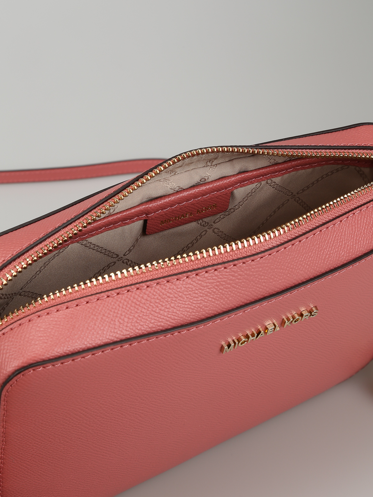 Cross body bags Michael Kors - Pink saffiano leather crossbody bag