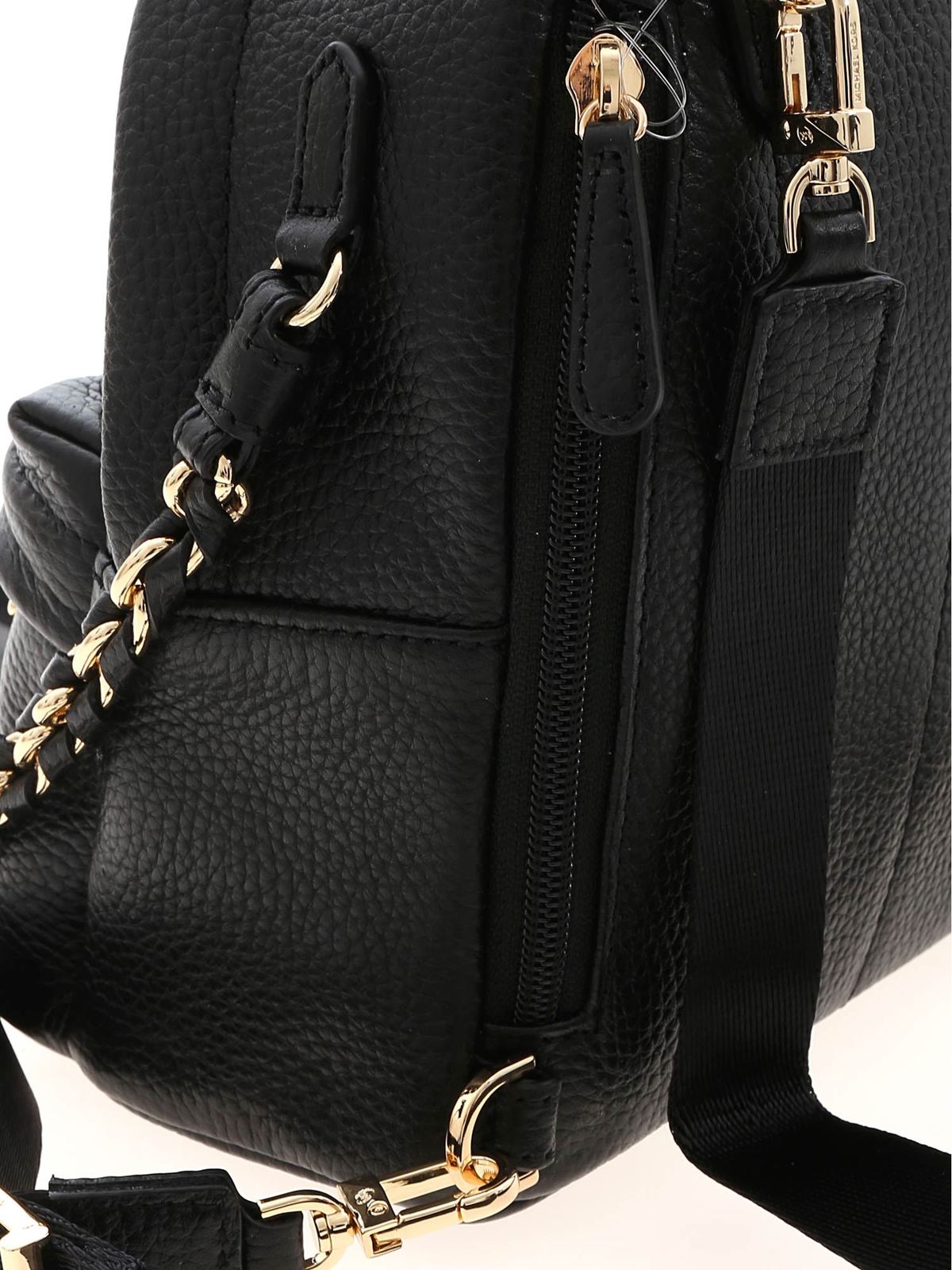 Backpacks Michael Kors - Slater black backpack with gold studs