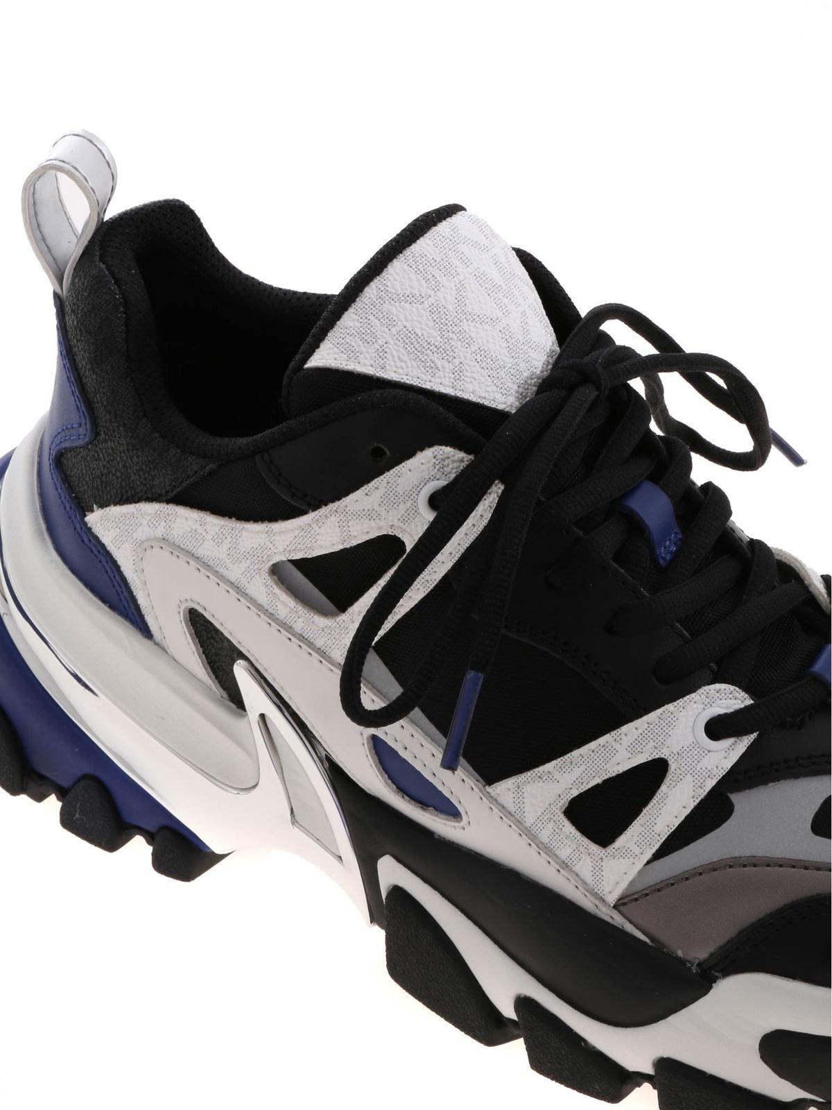 Trainers Kors - Sneakers Penn black blue and white -