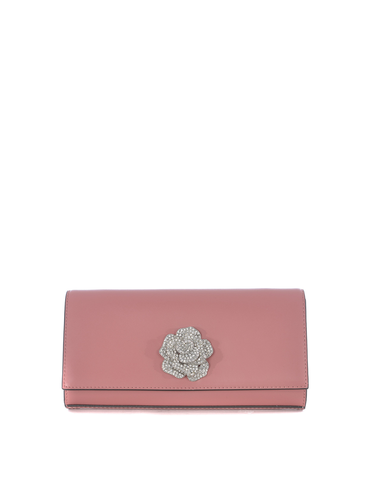 Bellamie embellished leather outlet clutch