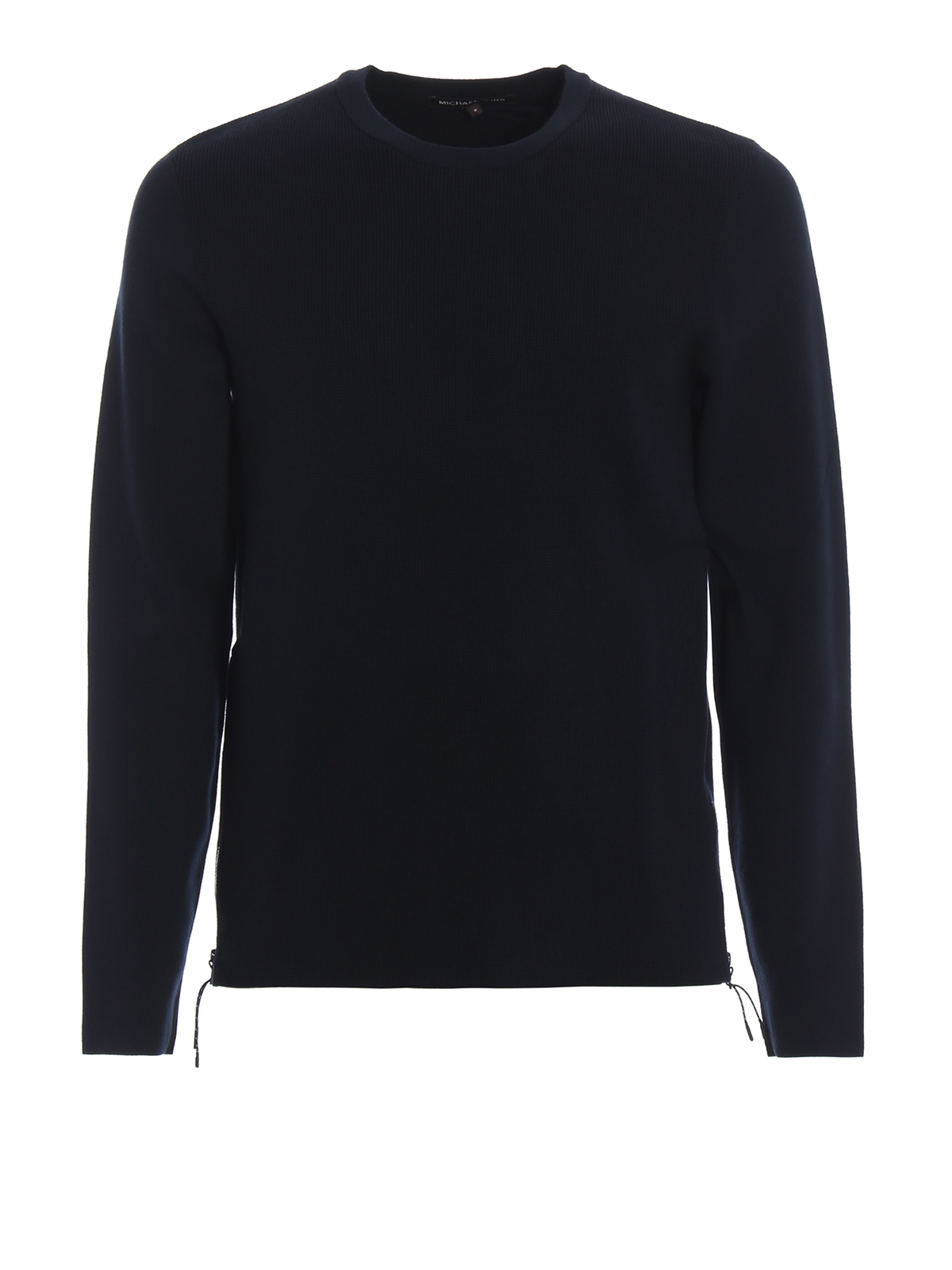Michael Kors Wool Sweater In Dark Blue