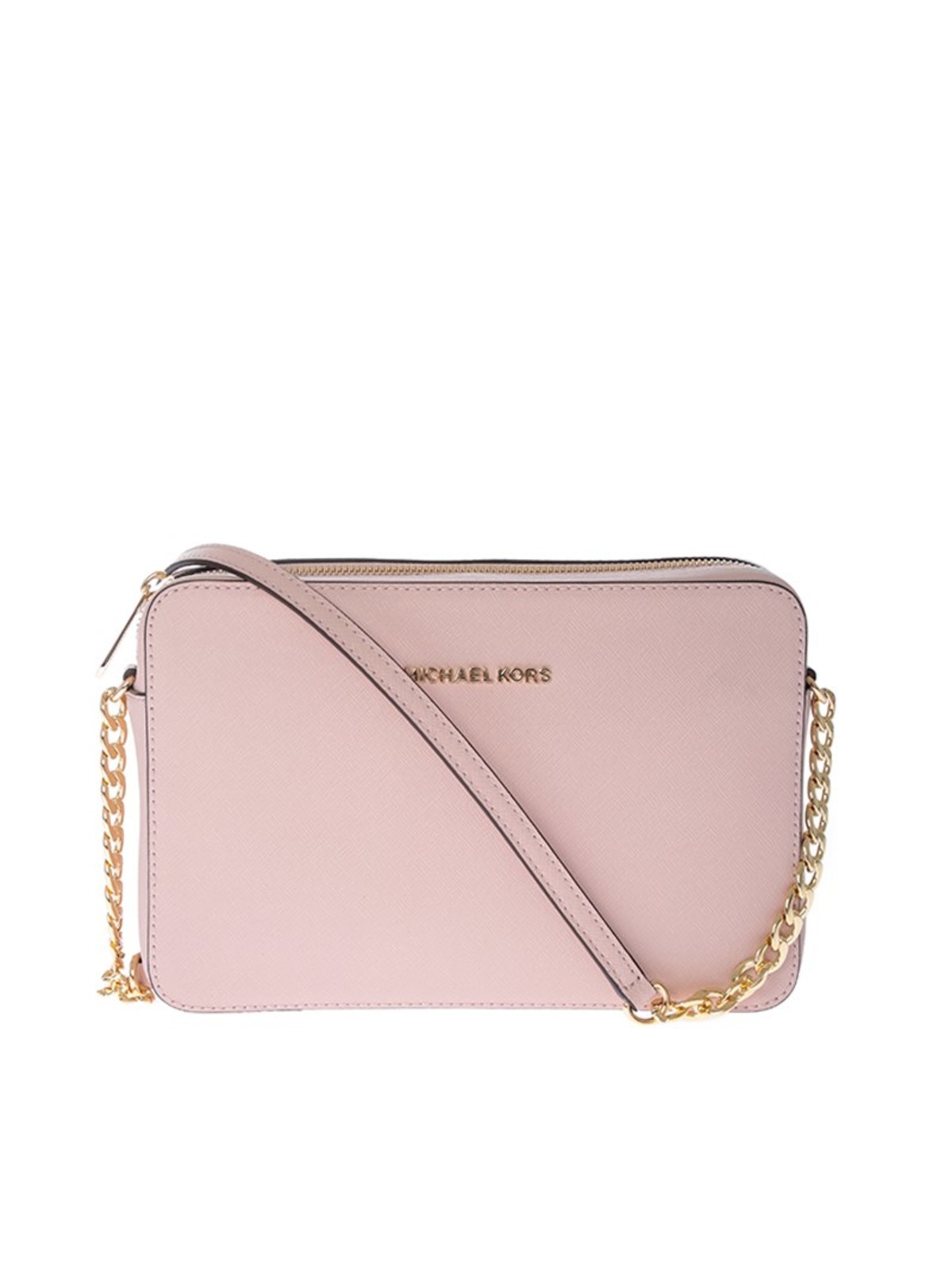 Michael Kors Travel XS Carmine Pink Leather Duffle Crossbody Handbag P –  handmethebag.com