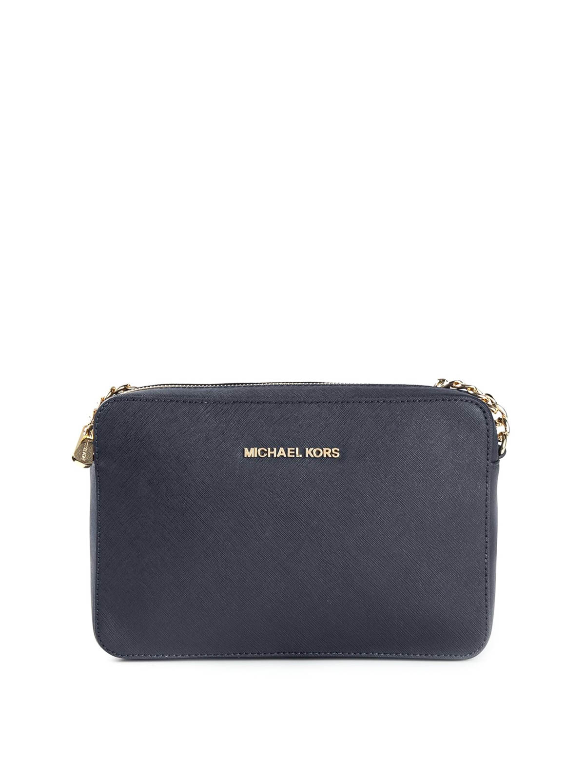 MICHAEL Michael Kors JET SET TRAVEL CROSSBODY - Across body bag - navy/dark  blue 