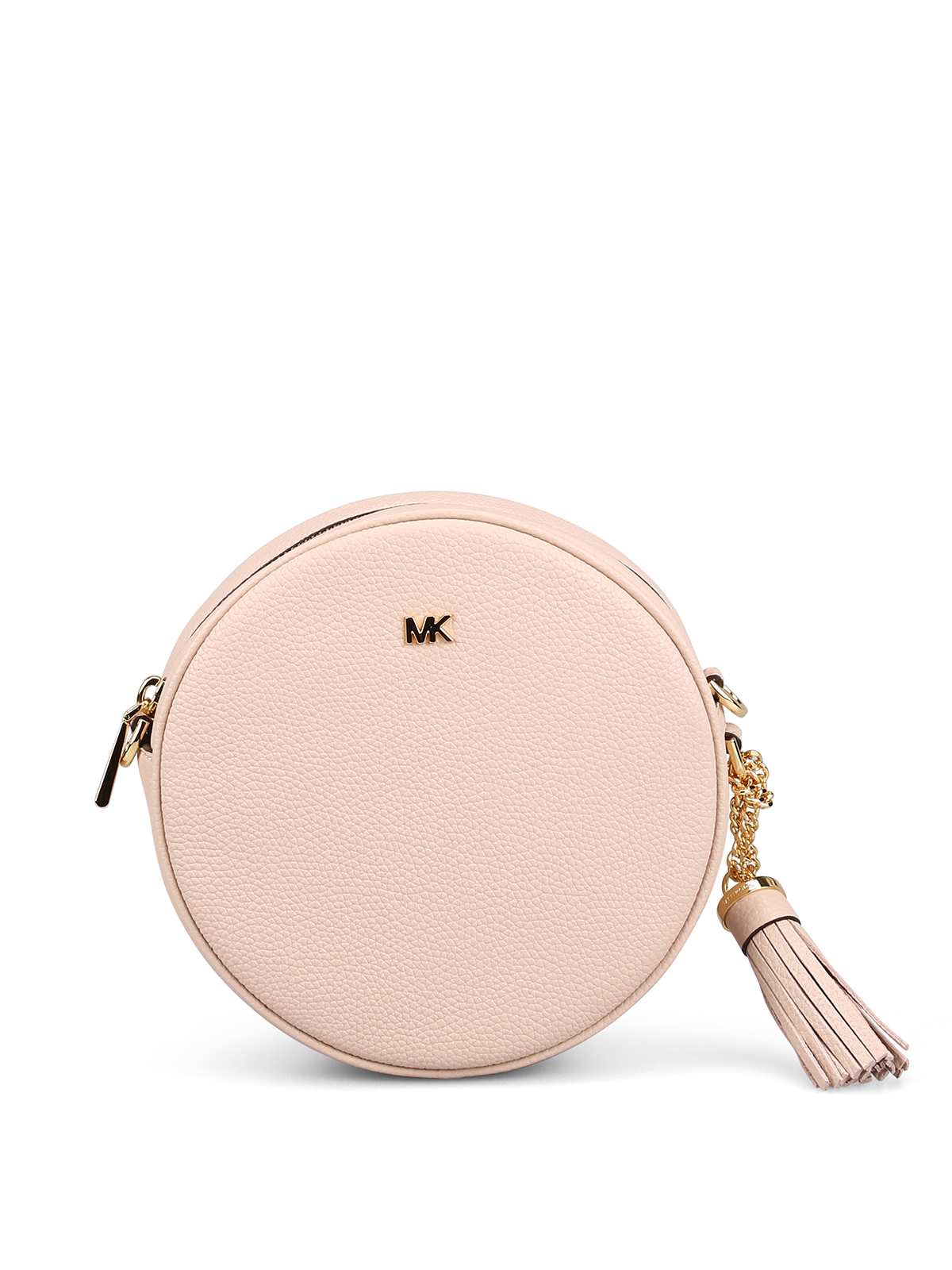 Cross bags Michael Kors - Light pink hammered leather circle bag 32T8GF5N3L187