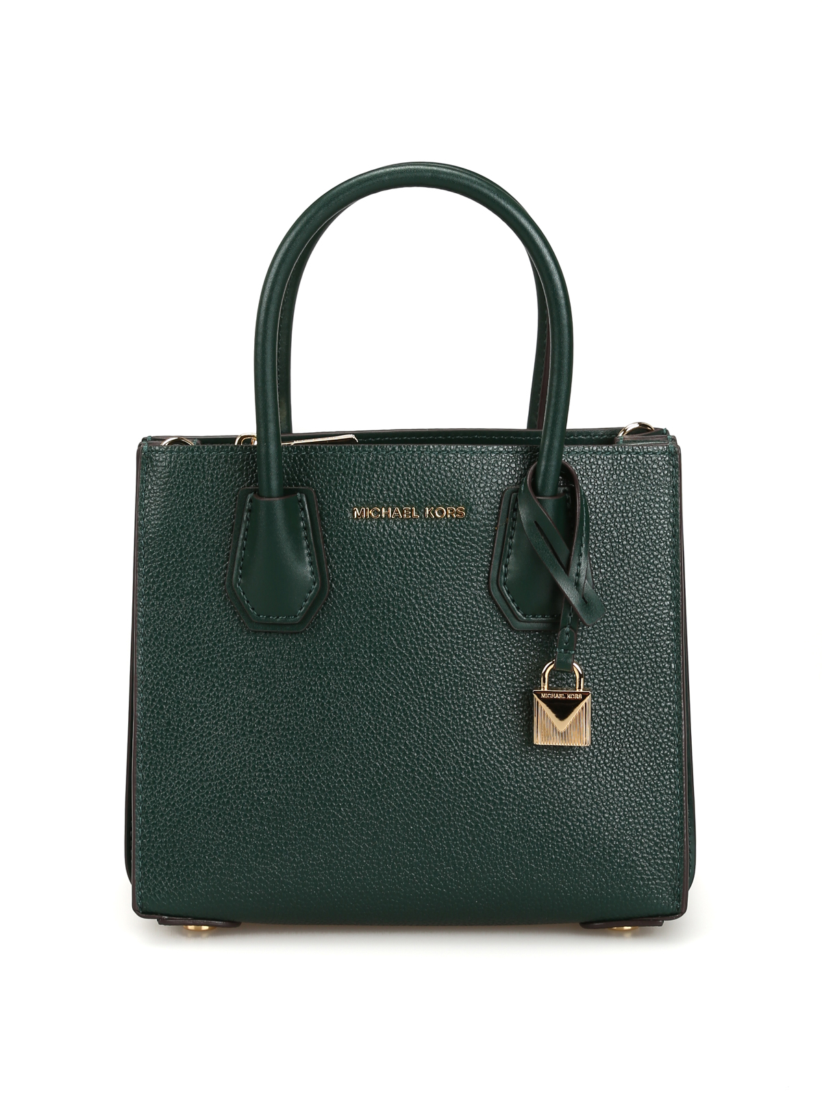 Buy the Michael Kors Green Purse Leather | GoodwillFinds