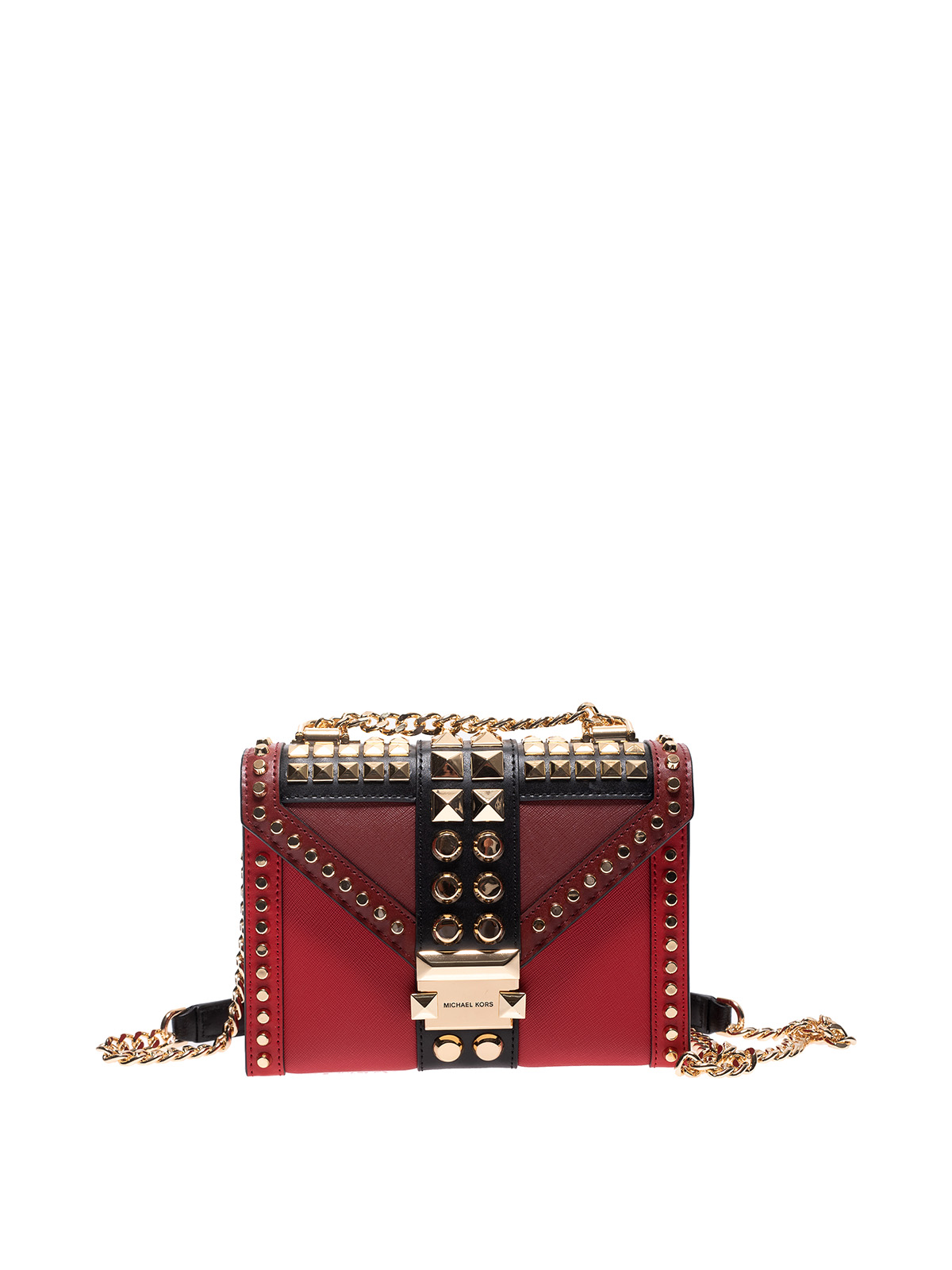 Whitney leather handbag Michael Kors Grey in Leather  33844947