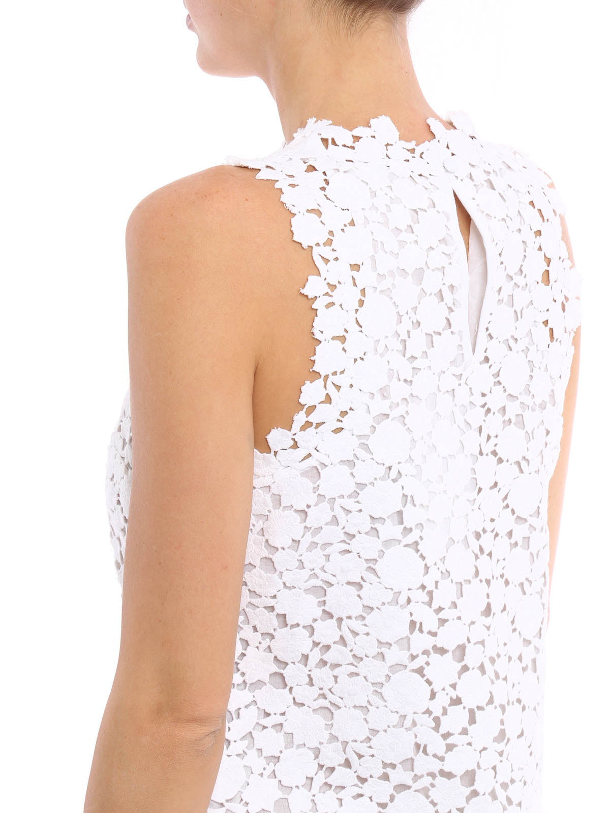 Michael Kors Floral lace dress - White - Women|MS68W5649P100