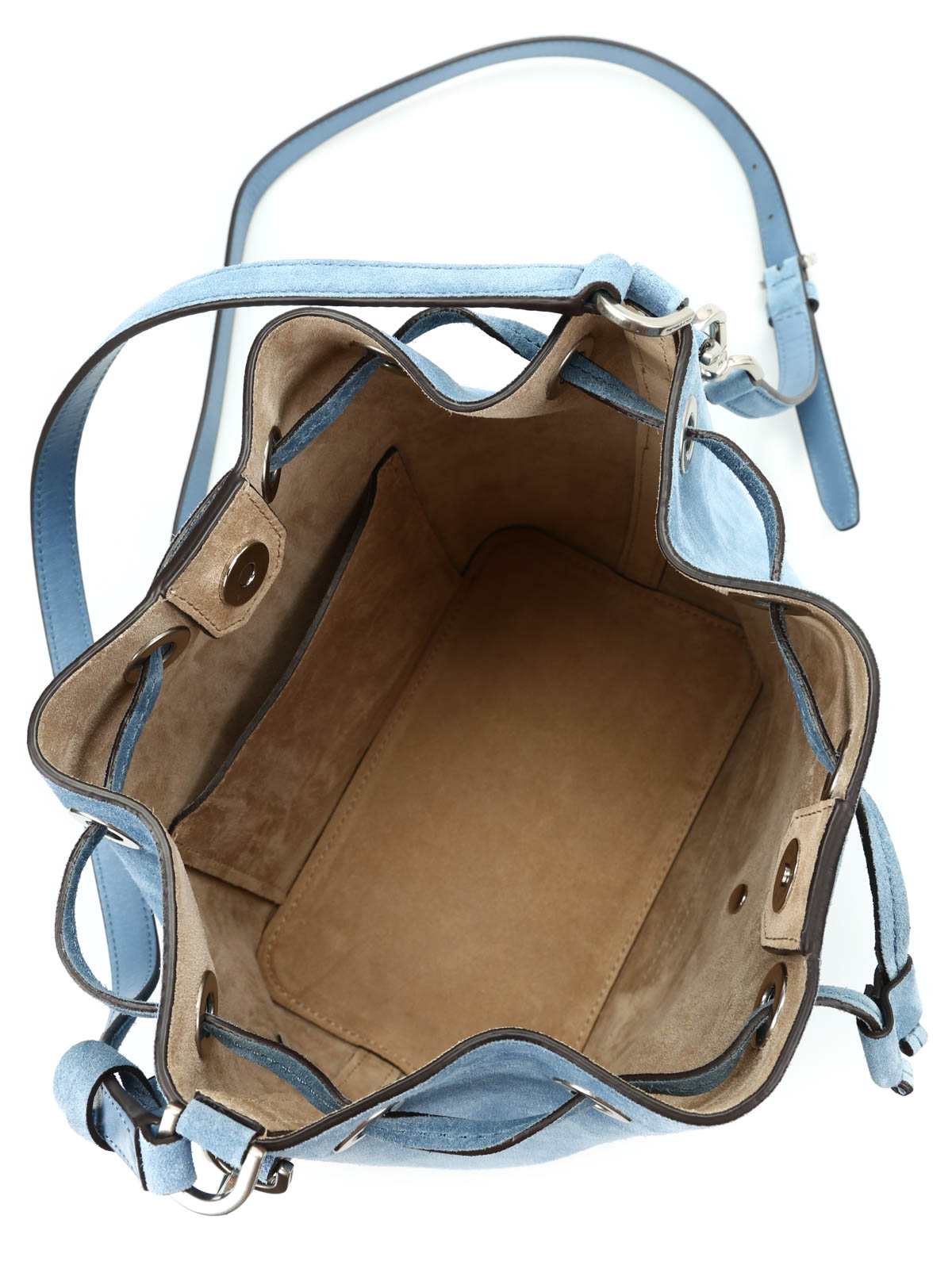 Bucket bags Michael Kors - Greenwich suede bucket bag - 30H5TGRM2SDENIM