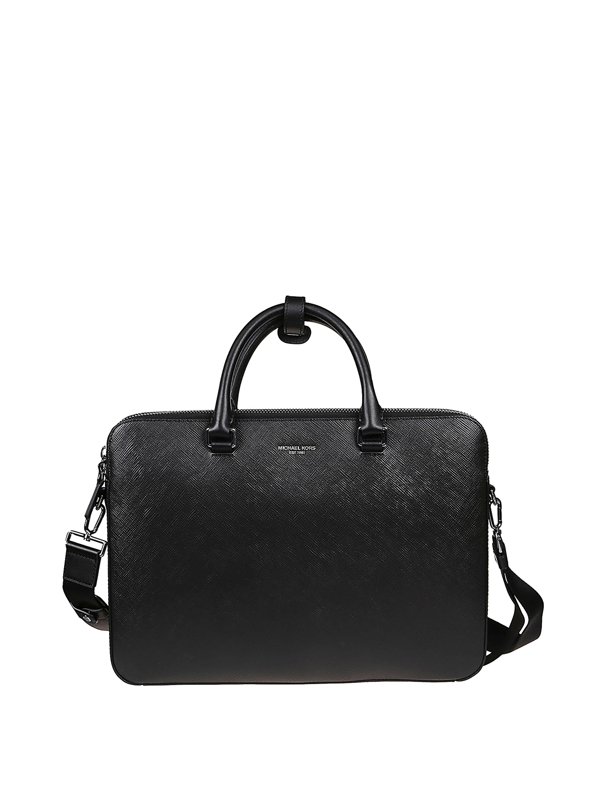 Laptop bags & briefcases Michael Kors - Henry black saffiano leather  briefcase - 33F9LHYA6L001