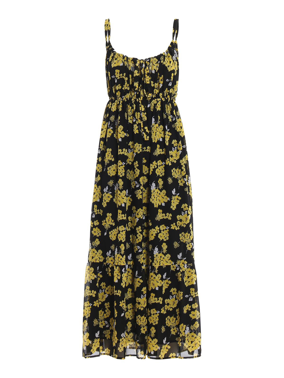 Michael Kors Flower patterned sleeveless maxi dress|MS98YSJAXS724
