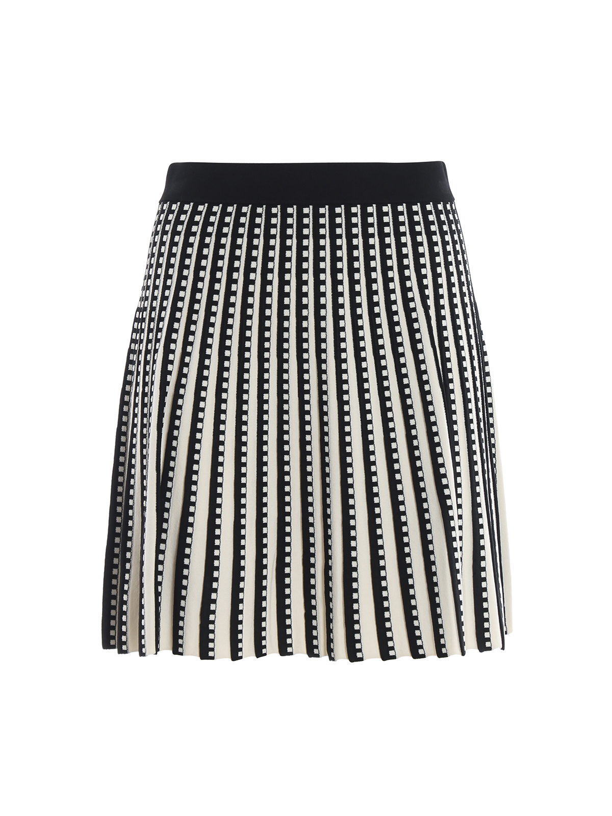 Michael Kors Geometric patterned pleated mini skirt MU97EY45ZV128