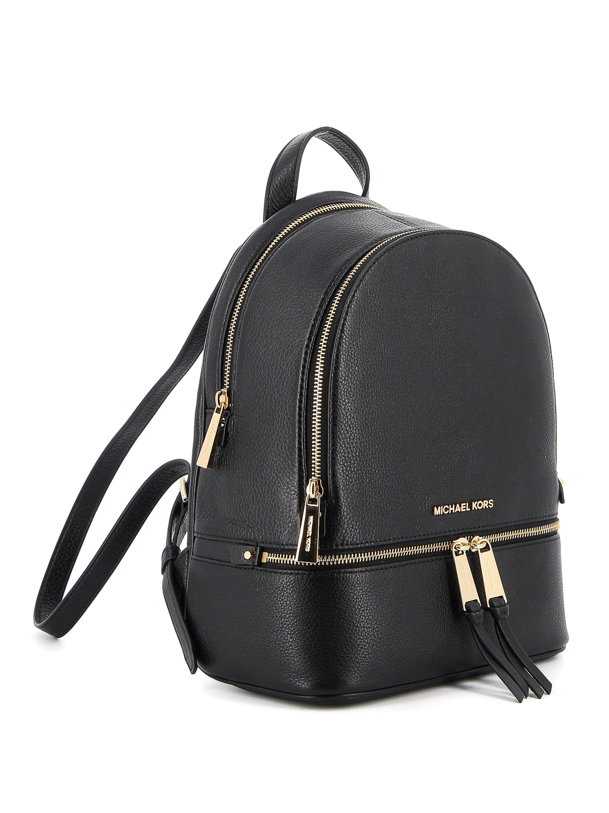 Shop Michael Kors Rhea Medium Backpack In Negro