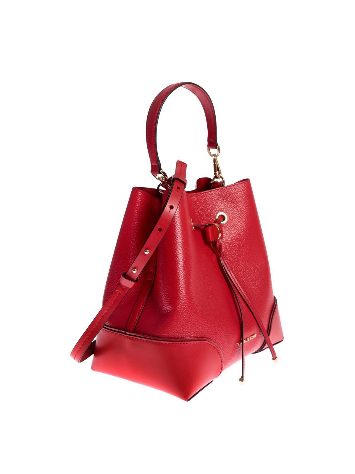 Bucket bags Michael Kors - Mercer Gallery shoulder bag in red -  30F9GZ5L6LBRIGHTRED