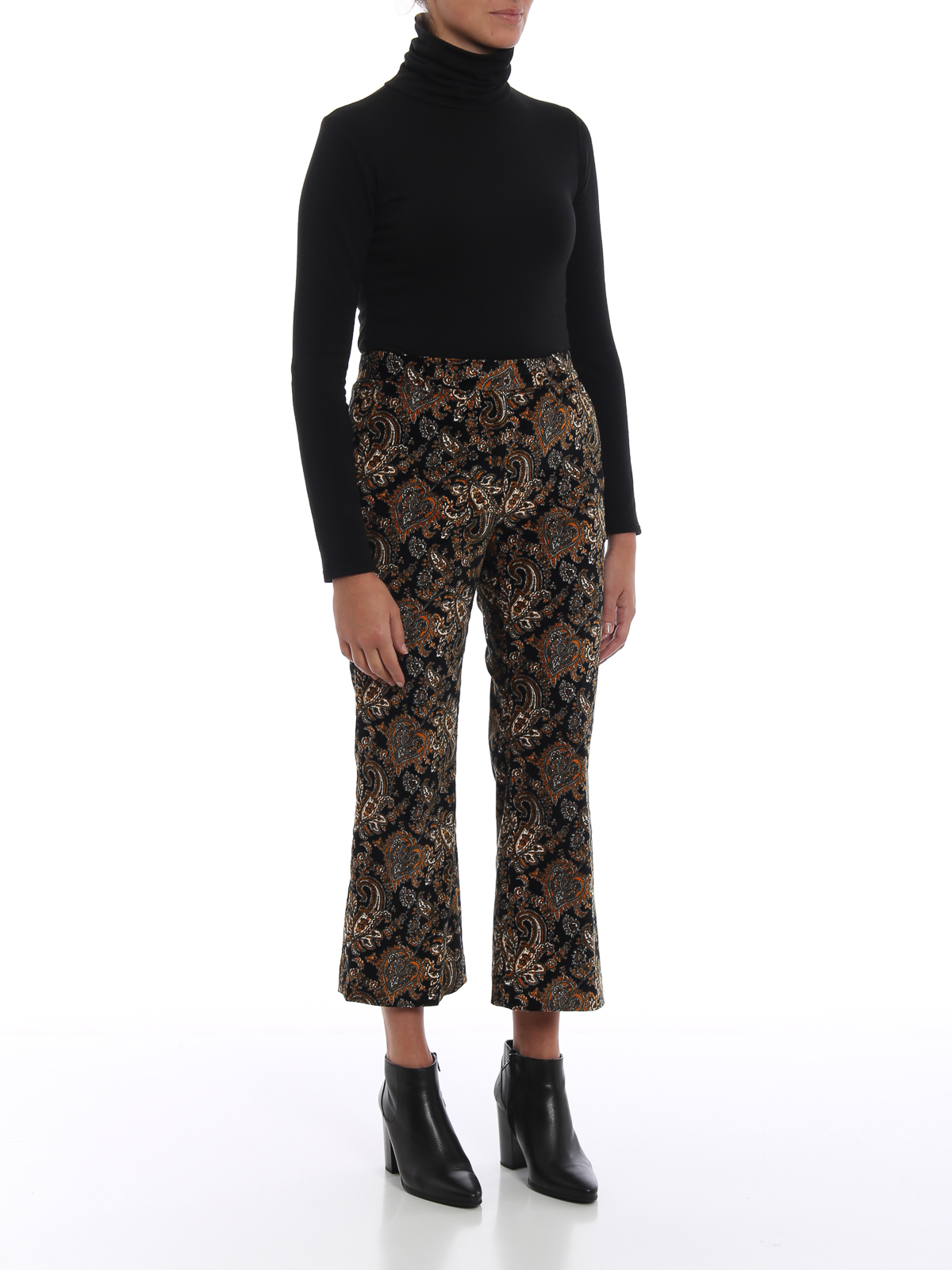 Paisley Velvet Trousers