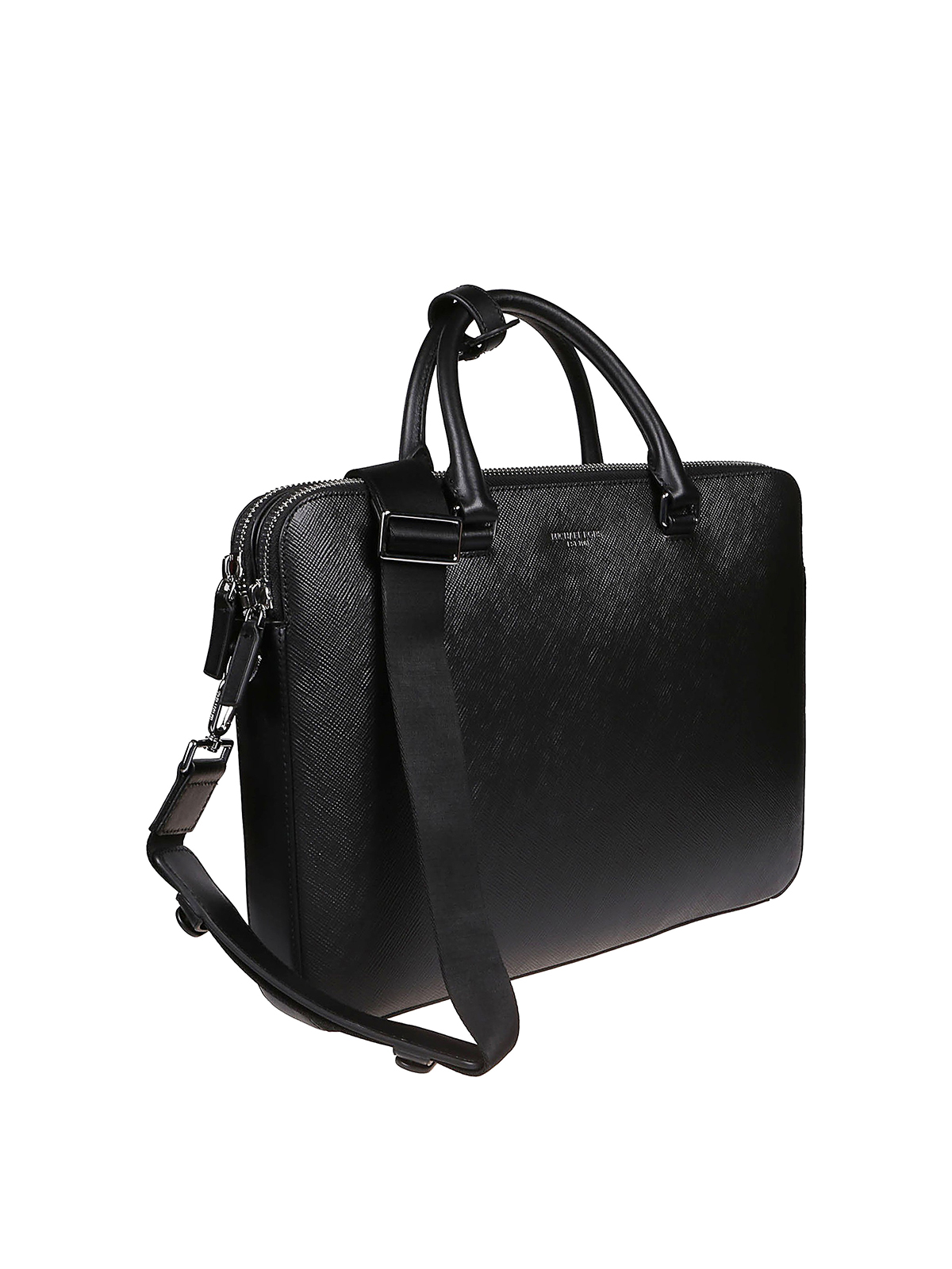 Michael Kors Handbag Tote Laptop Black Saffiano Leather