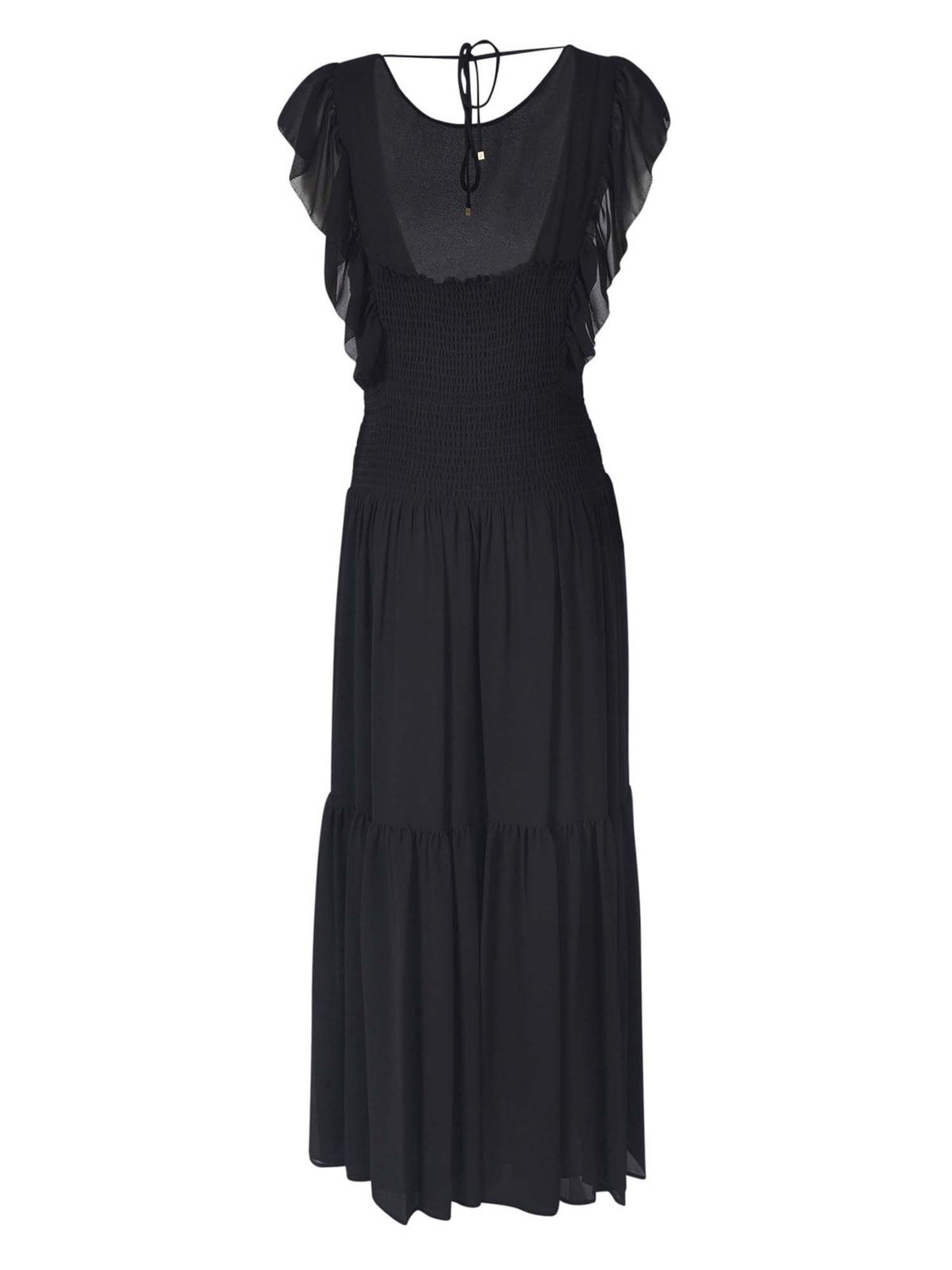 Michael kors clearance black ruffle dress