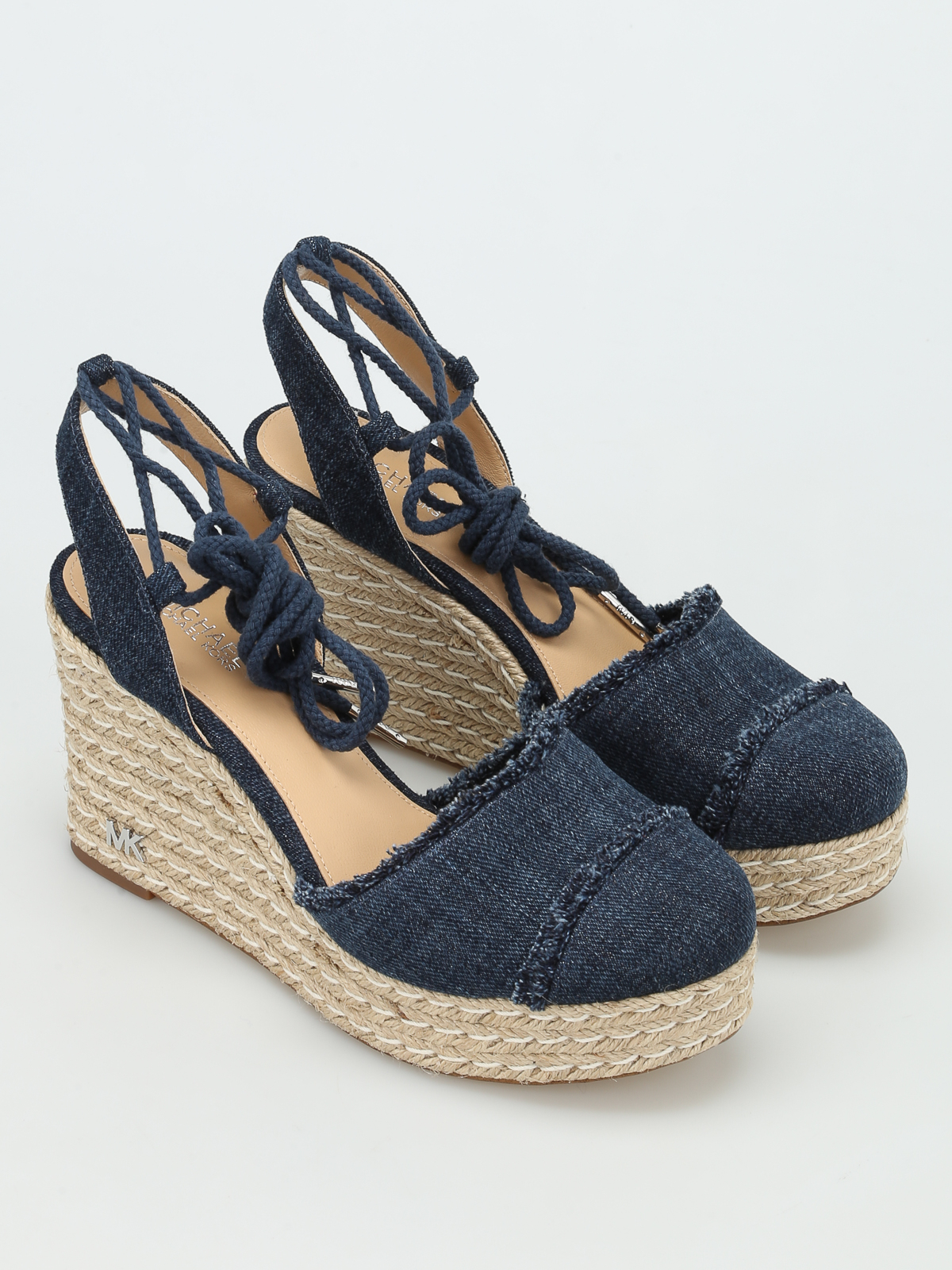 Michael kors store navy wedges