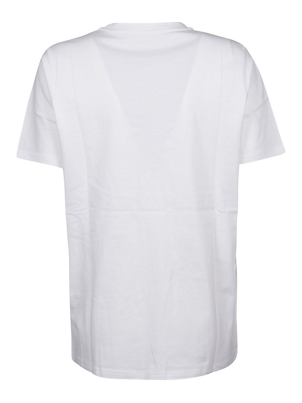 Shop Michael Kors Shiny Lettering T-shirt In White