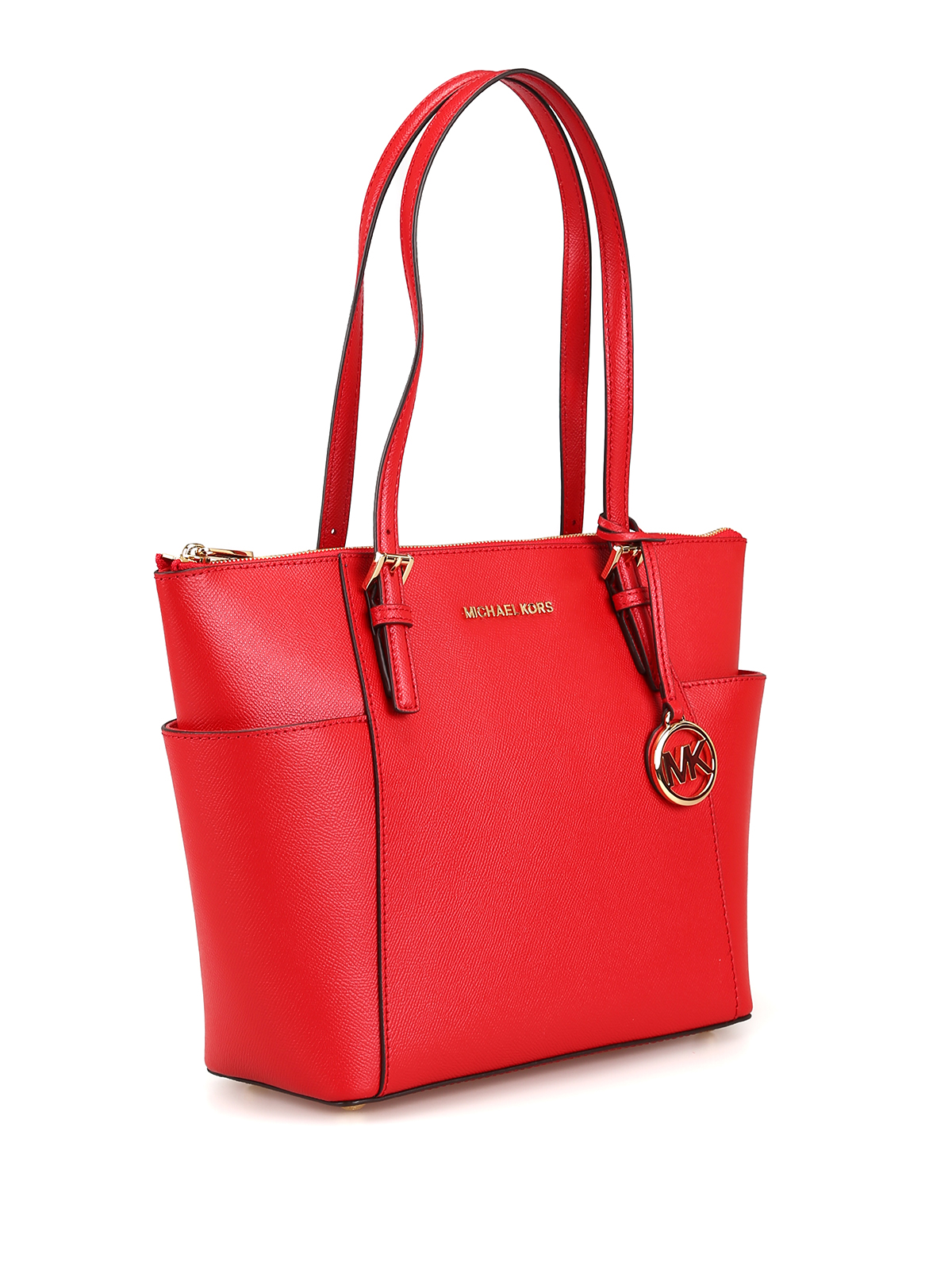 Michael Kors Voyager East/West Tote Bright Red One Size