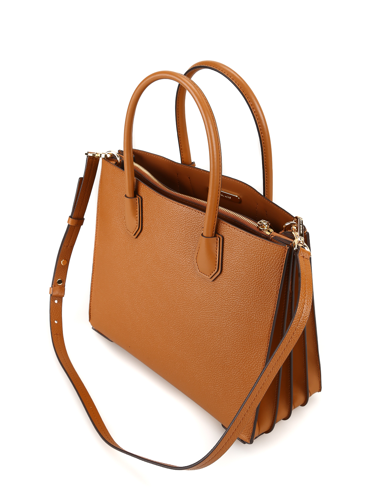Michael Kors Mercer Large Pebbled Leather Accordion Tote-Acorn : :  Clothing, Shoes & Accessories