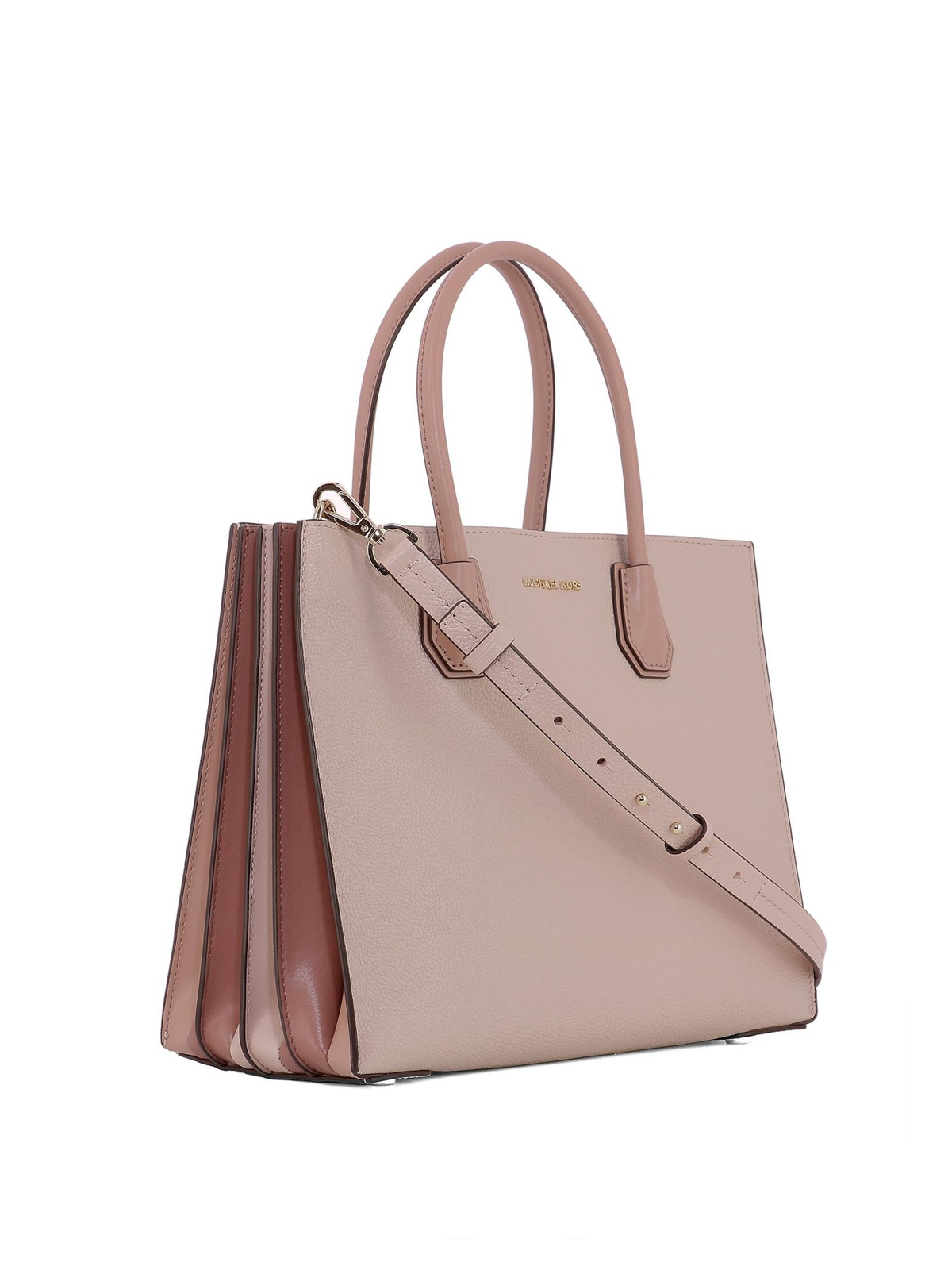 Michael Kors Mercer Large Color-block Saffiano Leather Tote Bag in