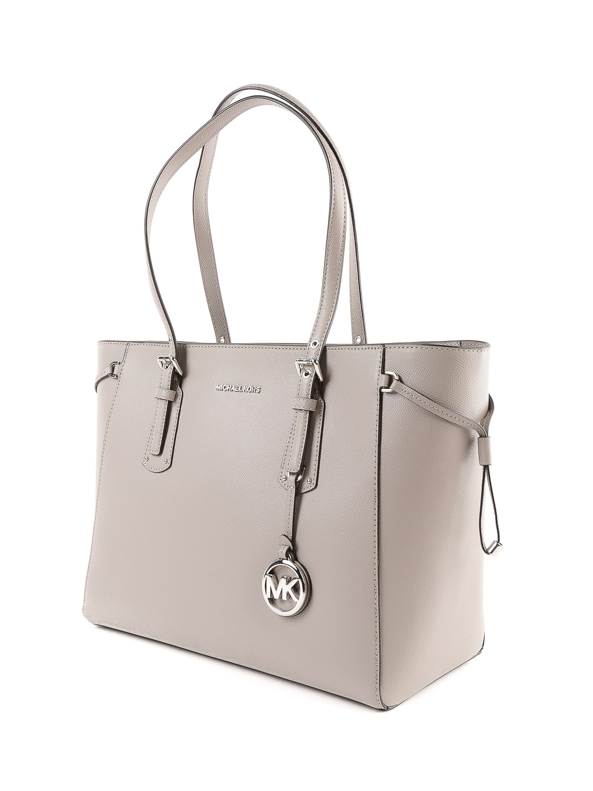 Michael Michael Kors Voyager Leather Tote - Grey