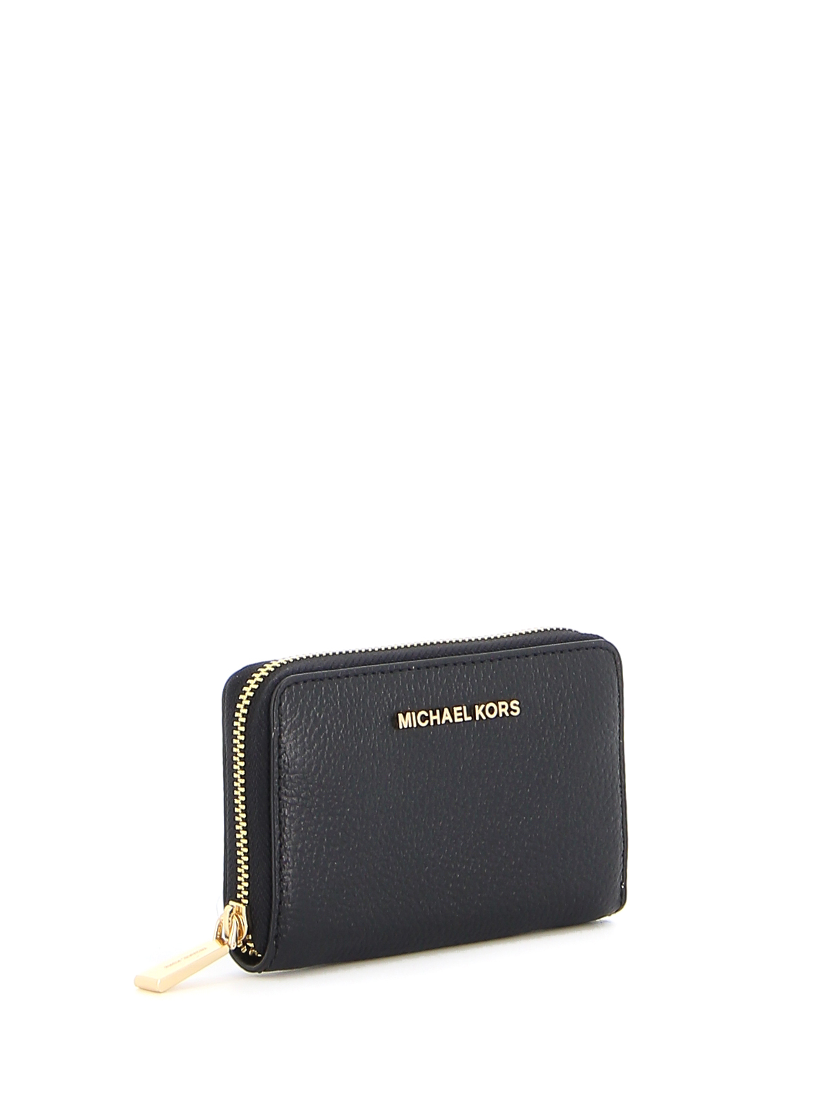 Medium Saffiano Leather Chain Card Case | Michael Kors