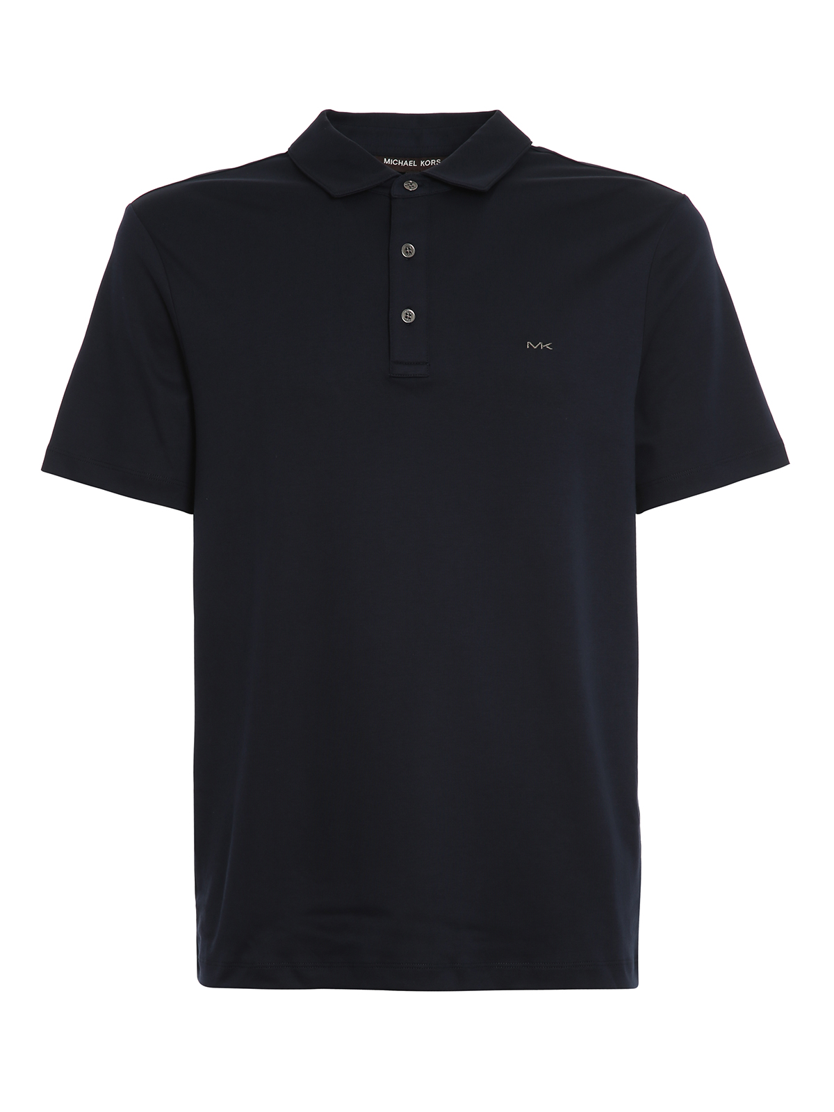 Michael Kors Jersey Polo Shirt In Dark Blue