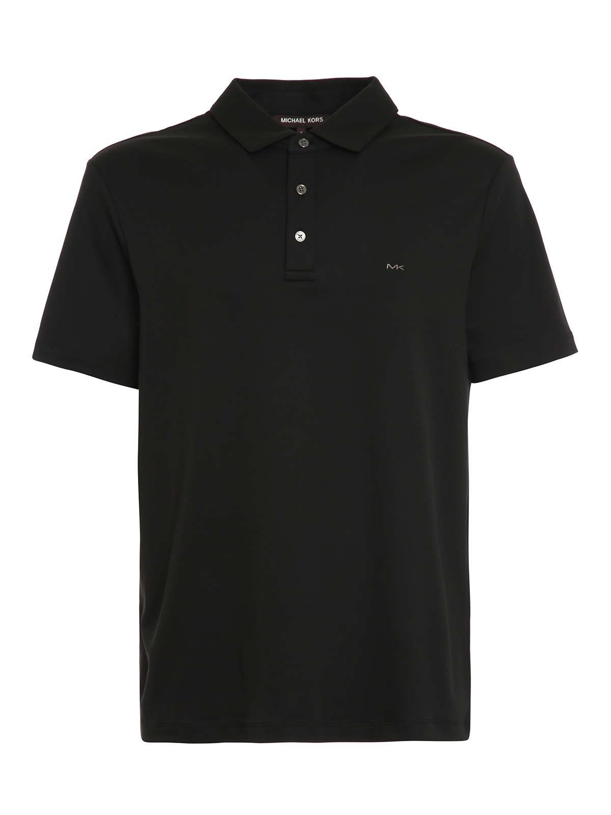 Michael Kors Jersey Polo Shirt In Black