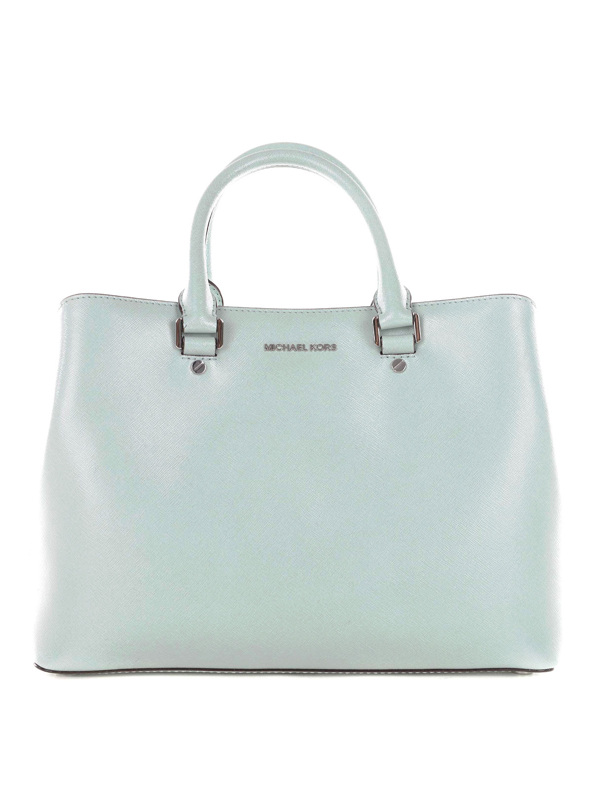 Michael Kors トートバッグ Savannah Large - ライトグリーン 