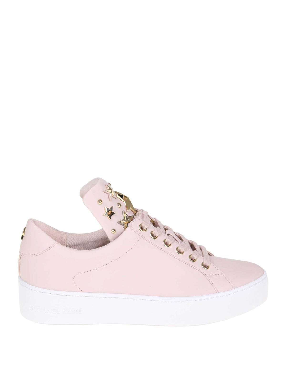 Trainers Michael Kors - Mindy pink leather sneakers - 43R9MNFS6L187