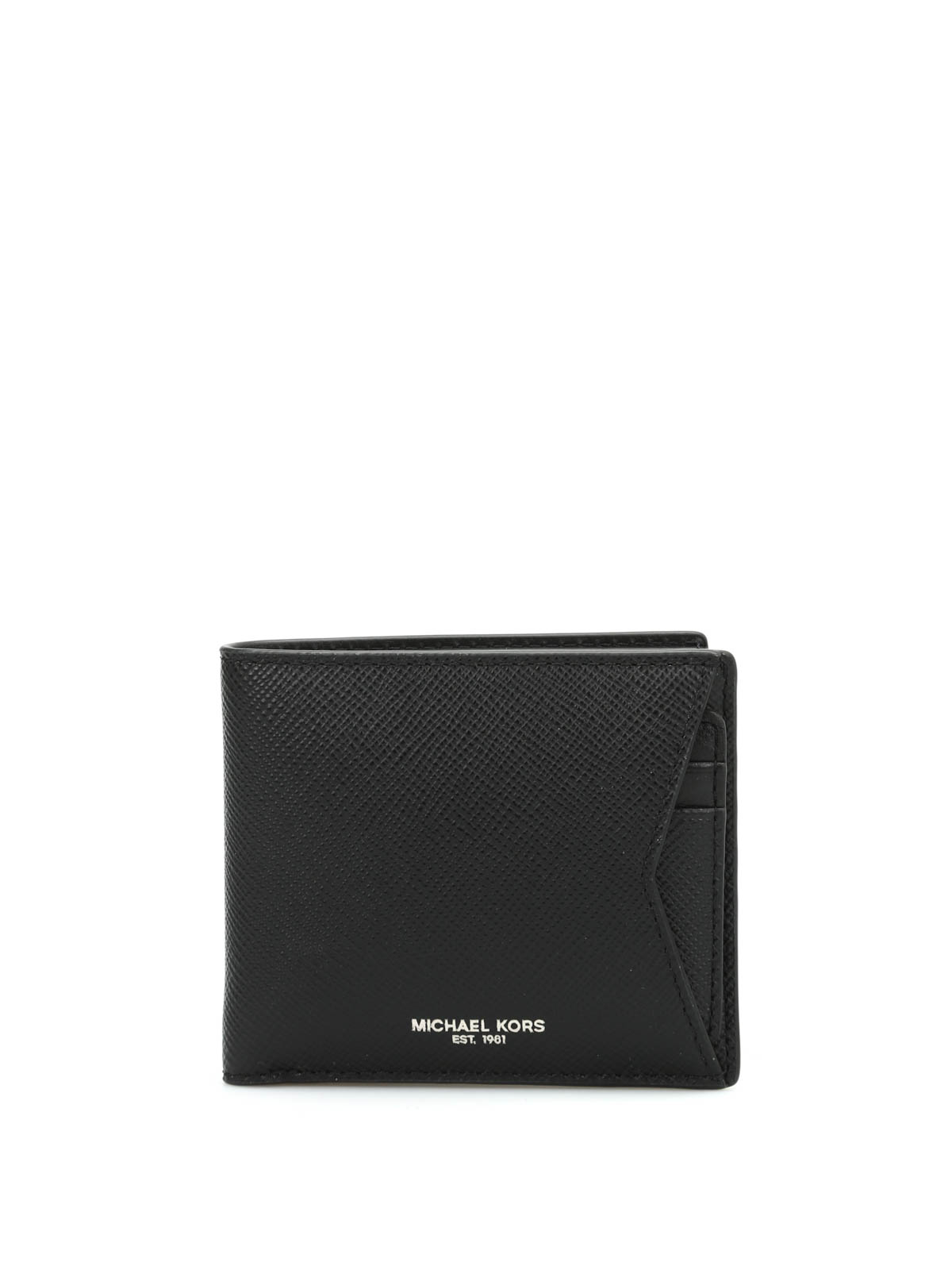 Wallets & purses Michael Kors - Harrison black saffiano bi-fold