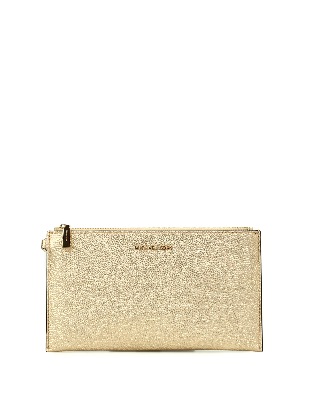 Wallets & purses Michael Kors - Wristlet gold flat purse - 32F6MM9W3M740