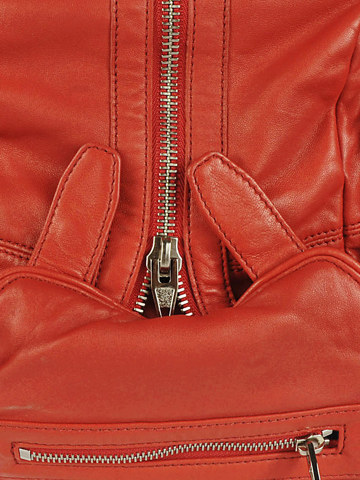 Alexander Wang MINI MARTI LEATHER BACKPACK - レッド|20B0123601